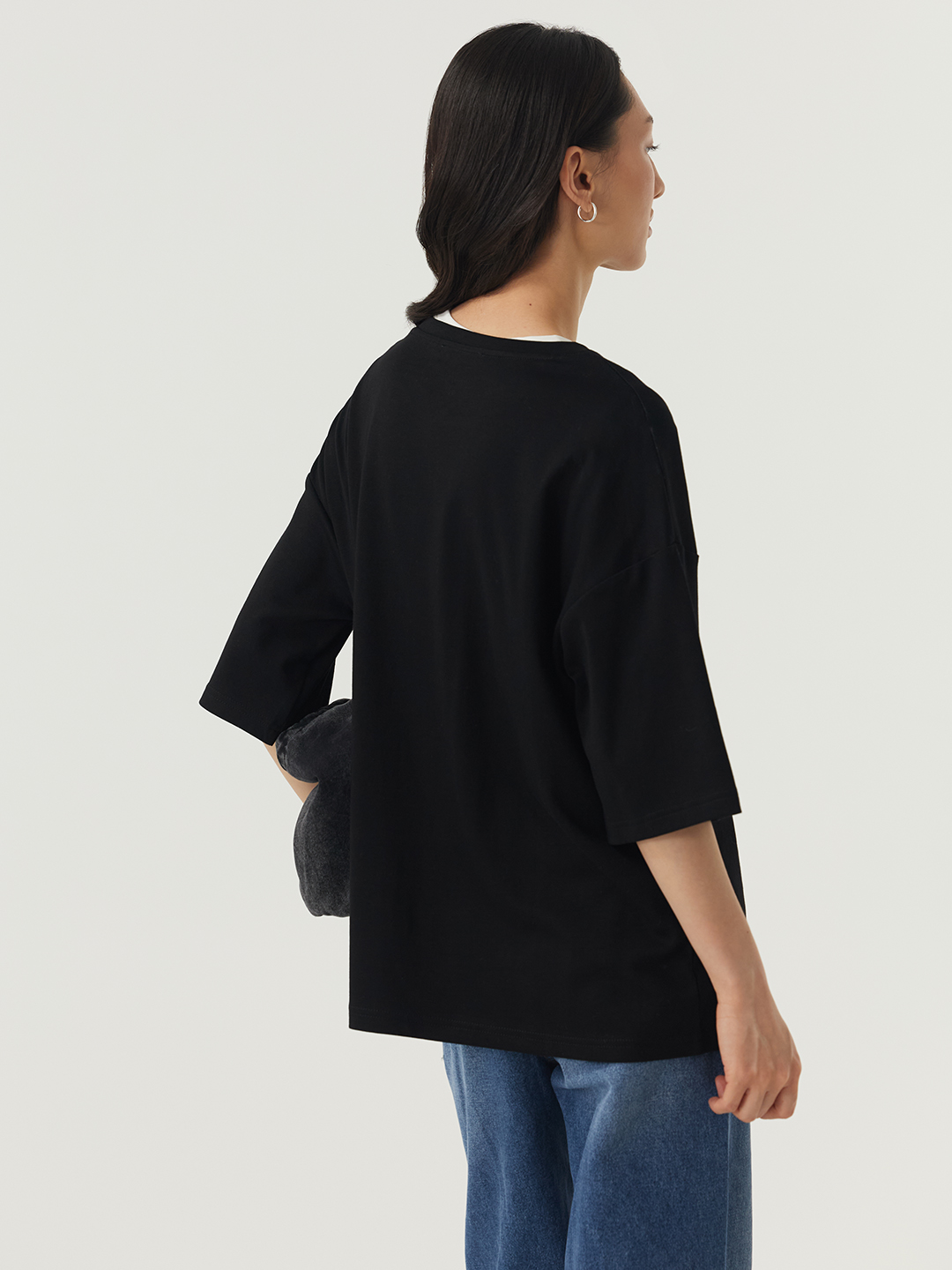 Футболка черный для женщин 48150-1 67