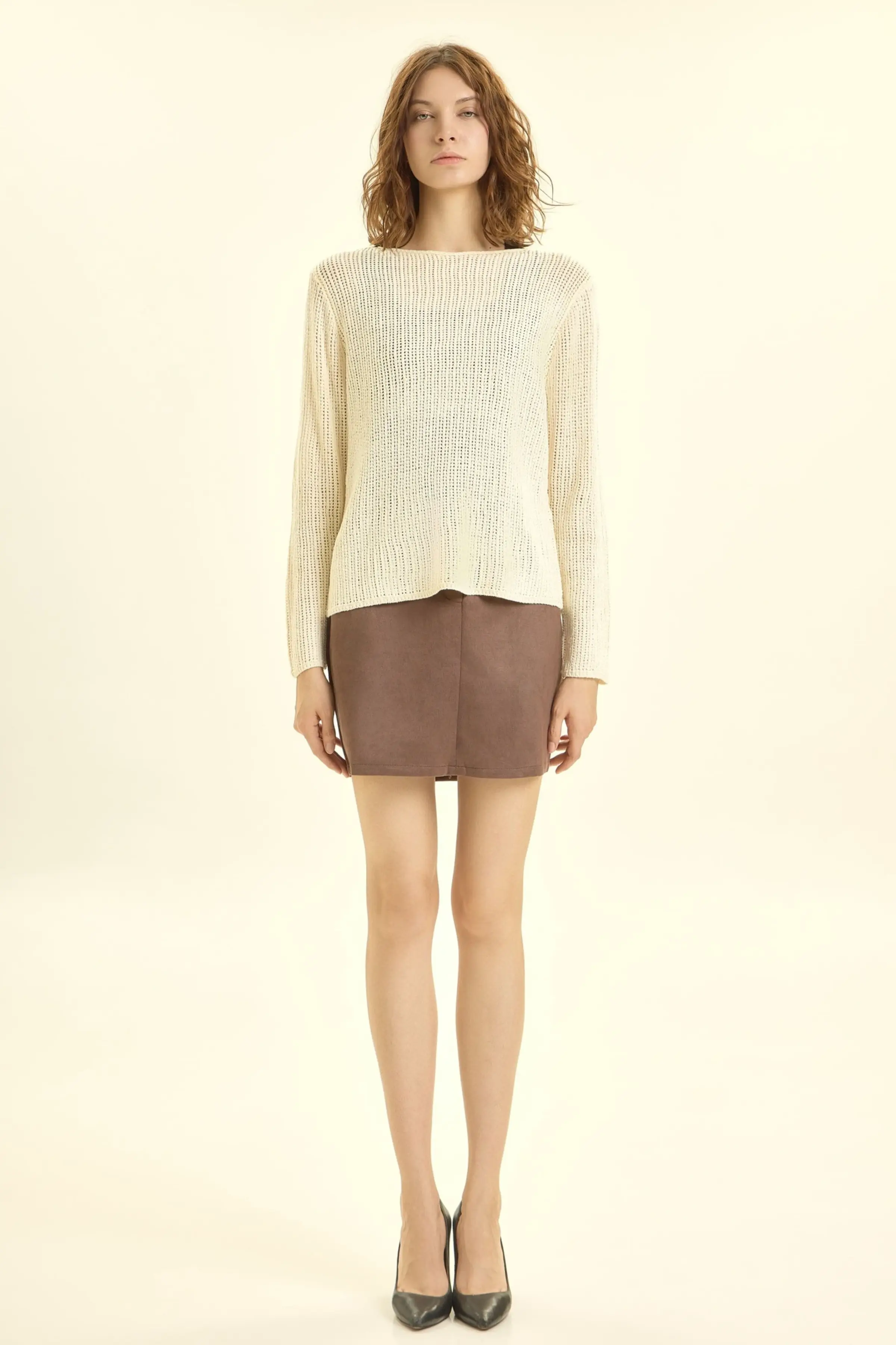 Джемпер бежевый для женщин 46191-15 60