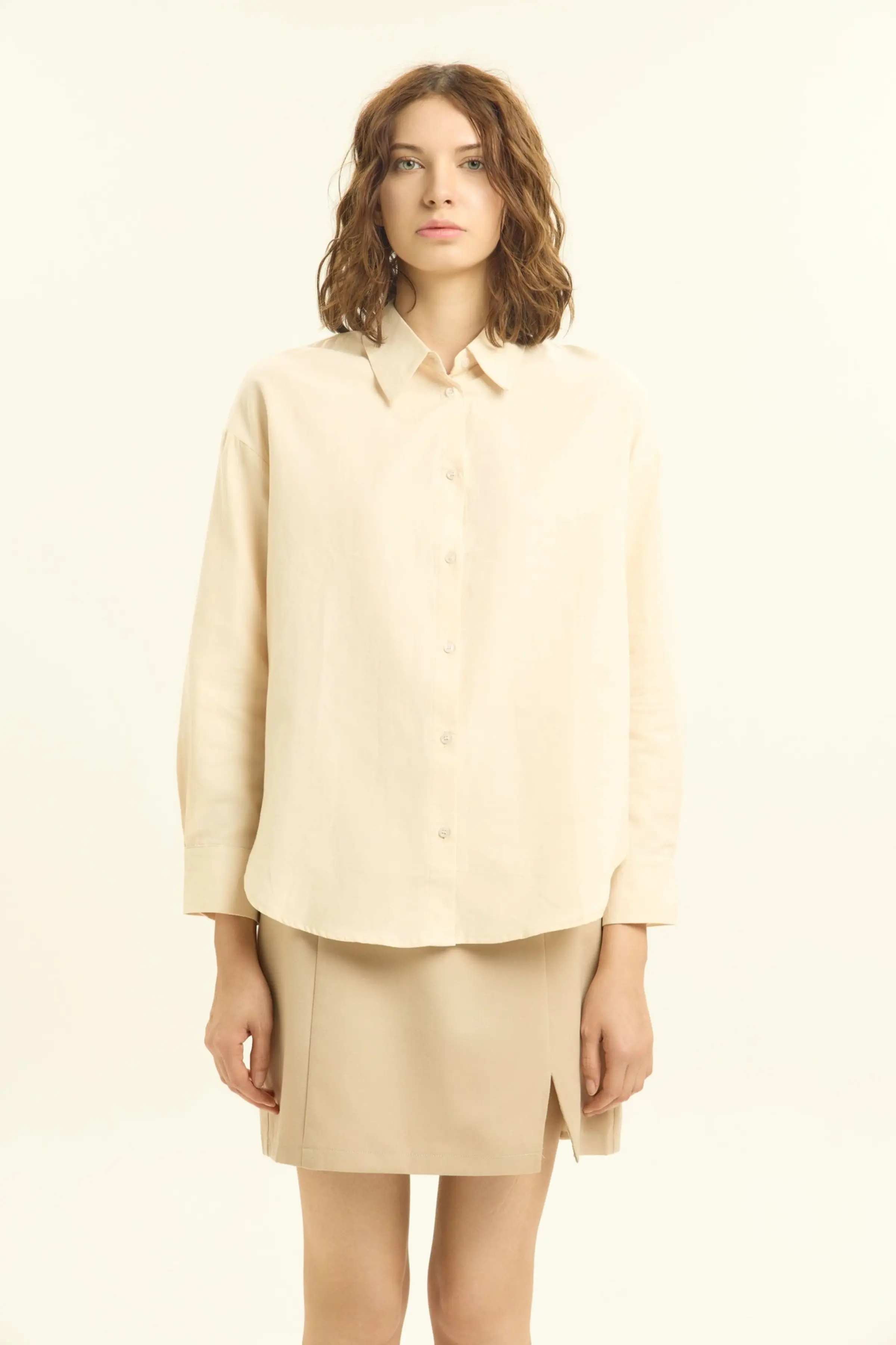 Рубашка бежевый для женщин 45319-15 66