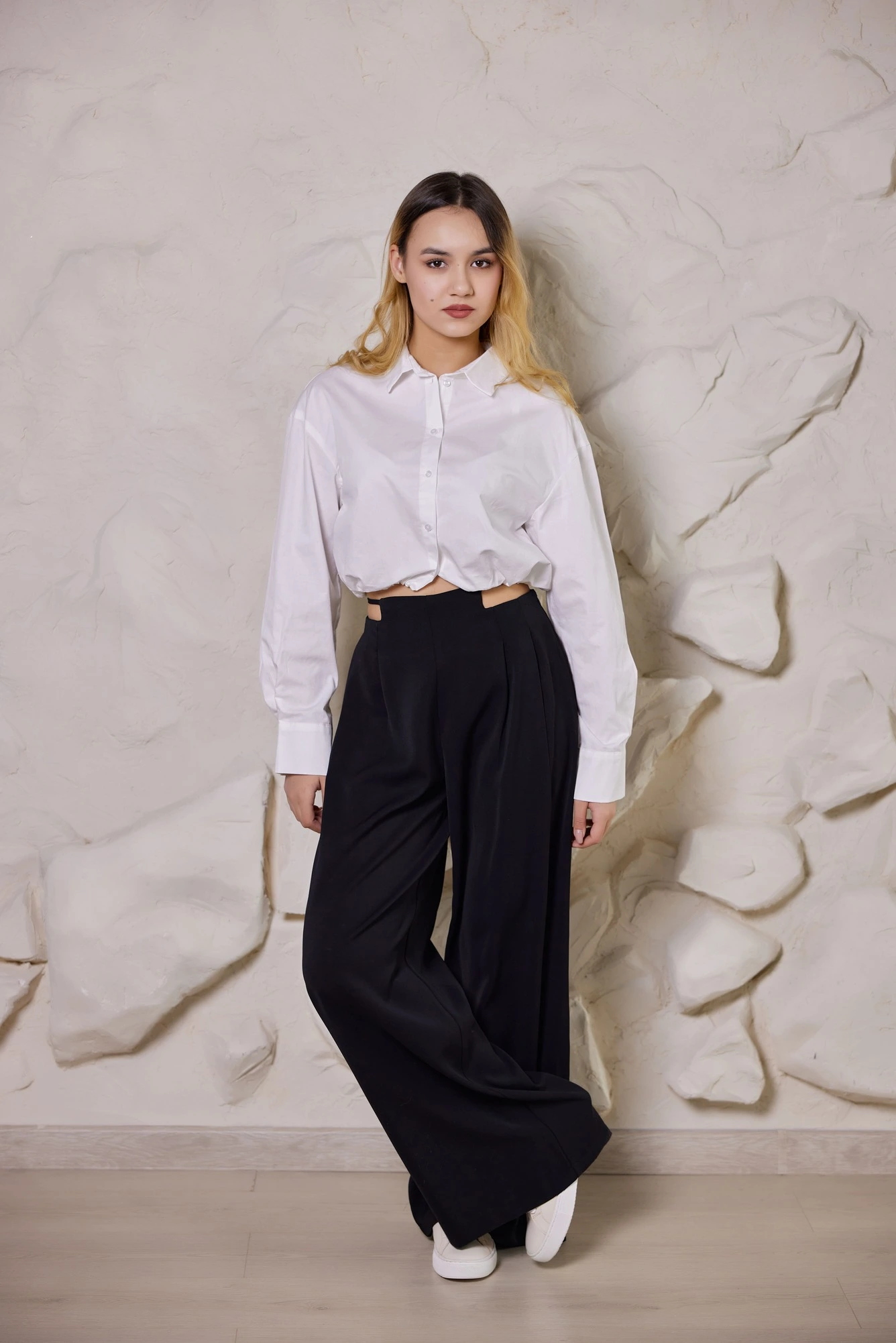 Брюки черный для женщин 39255-1 71