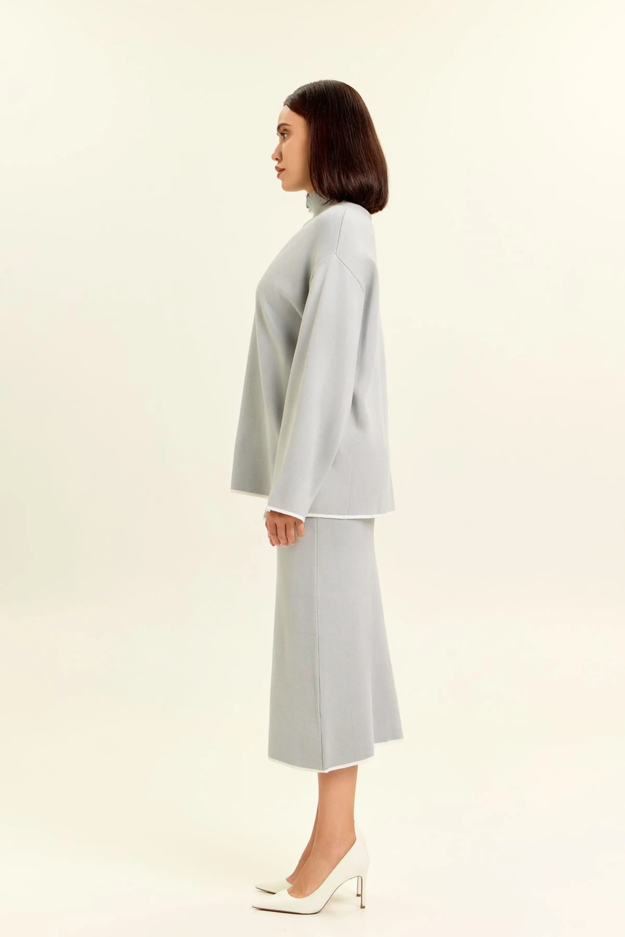 Свитер серый для женщин 47146-61 65