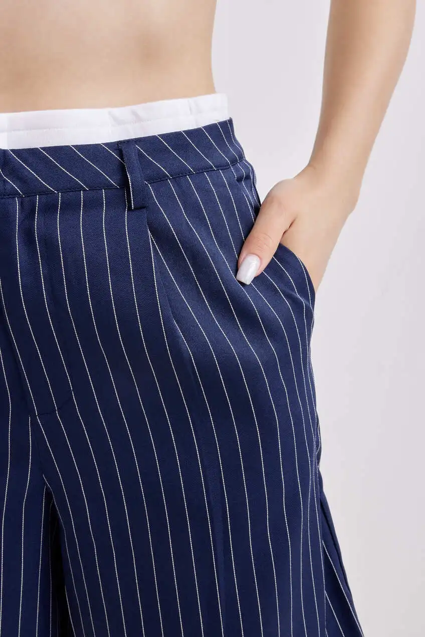 Шорты синий в полоску для женщин 41235-158 57