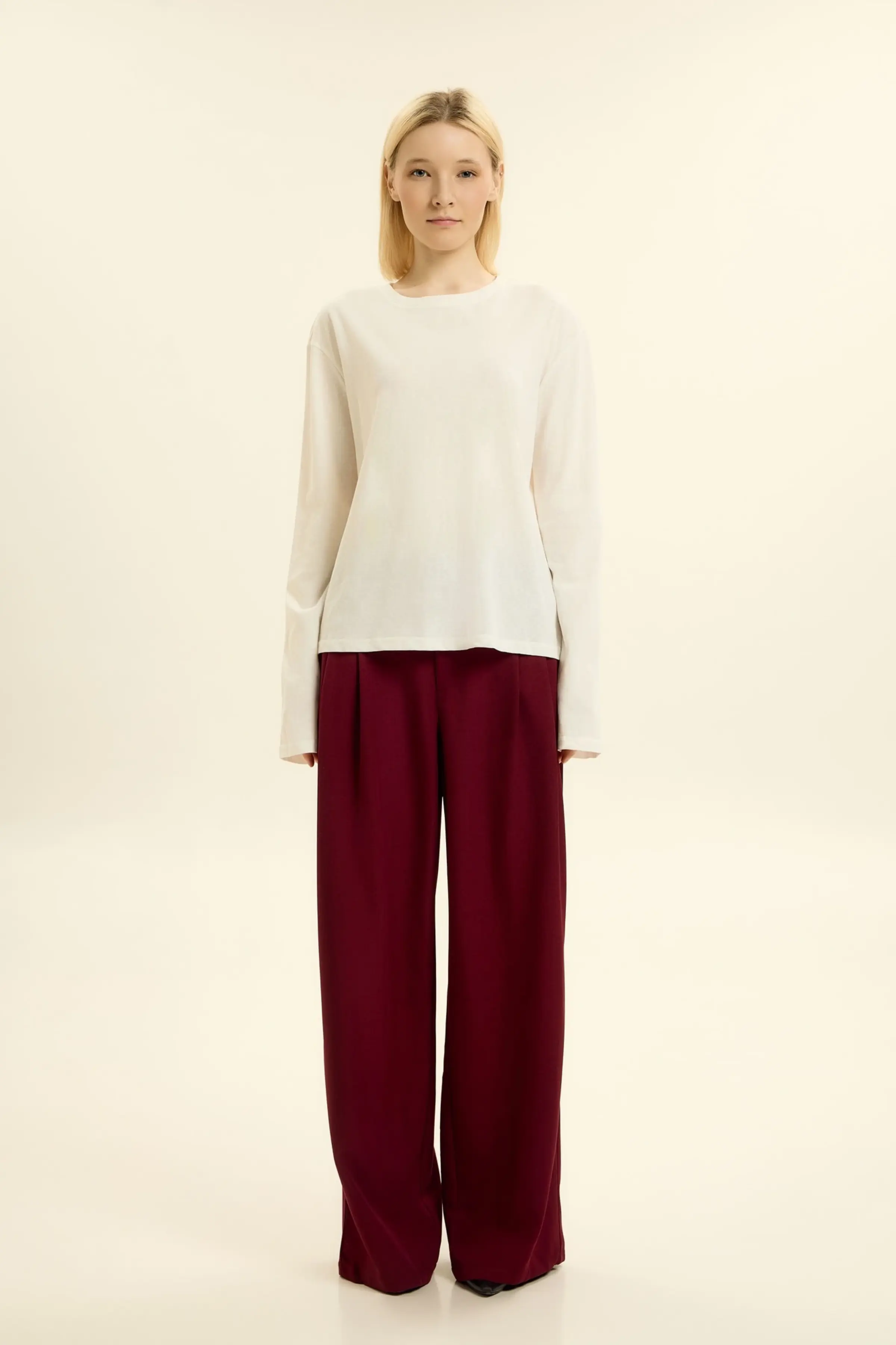 Лонгслив белый для женщин 46199-4 59