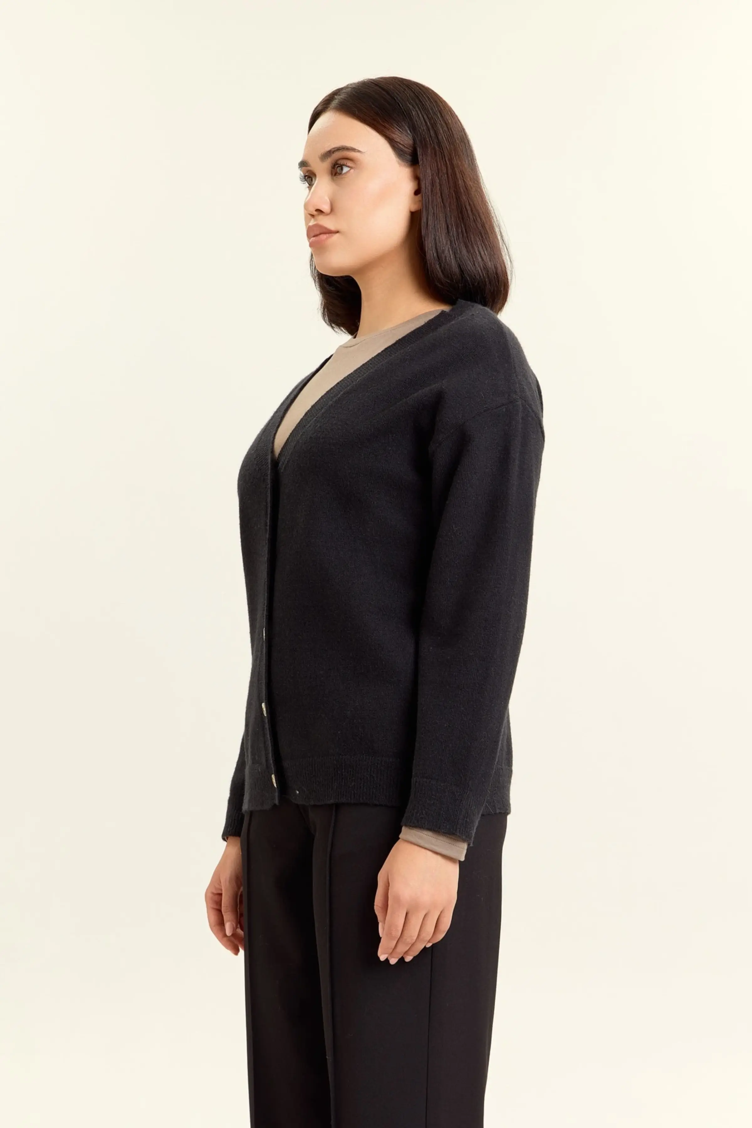 Кардиган черный для женщин 47296-1 50