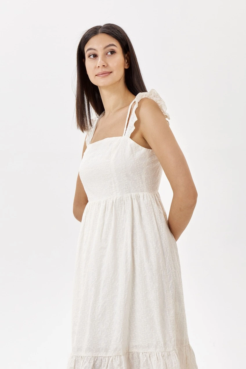 Сарафан белый для женщин 753/721/37229-4 48