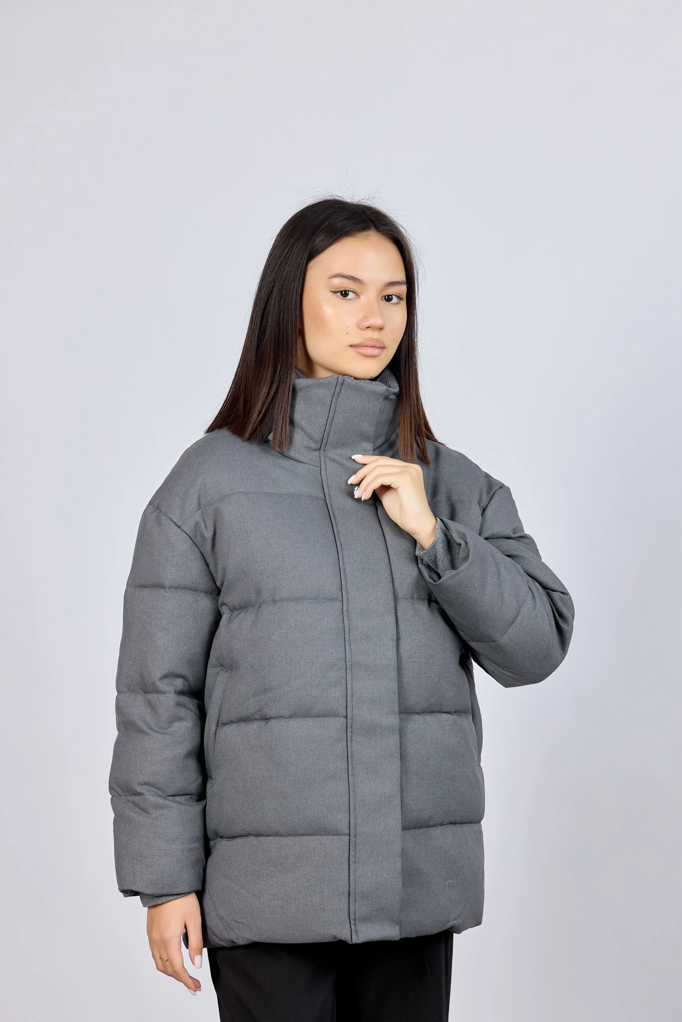 Куртка темно-серый для женщин 43414-12 47