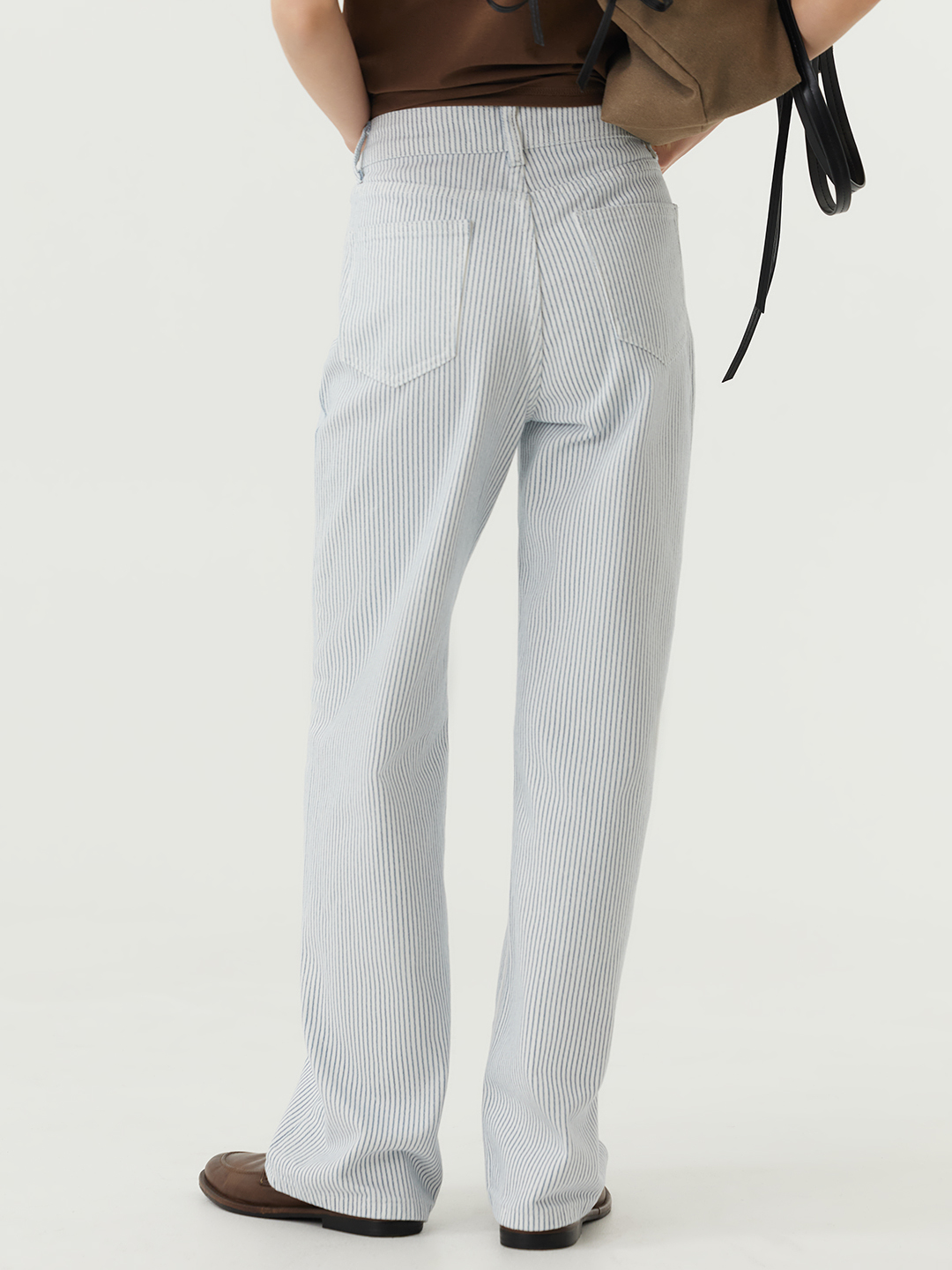 Джинсы бело-синяя полоска для женщин 48285-48 74