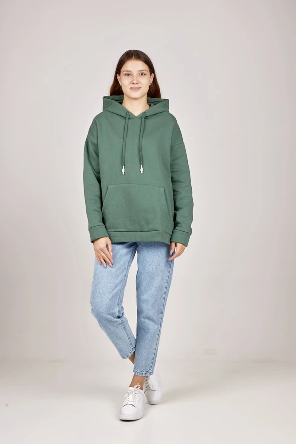 Худи темно-зеленый для женщин 152/200/34257-20 62