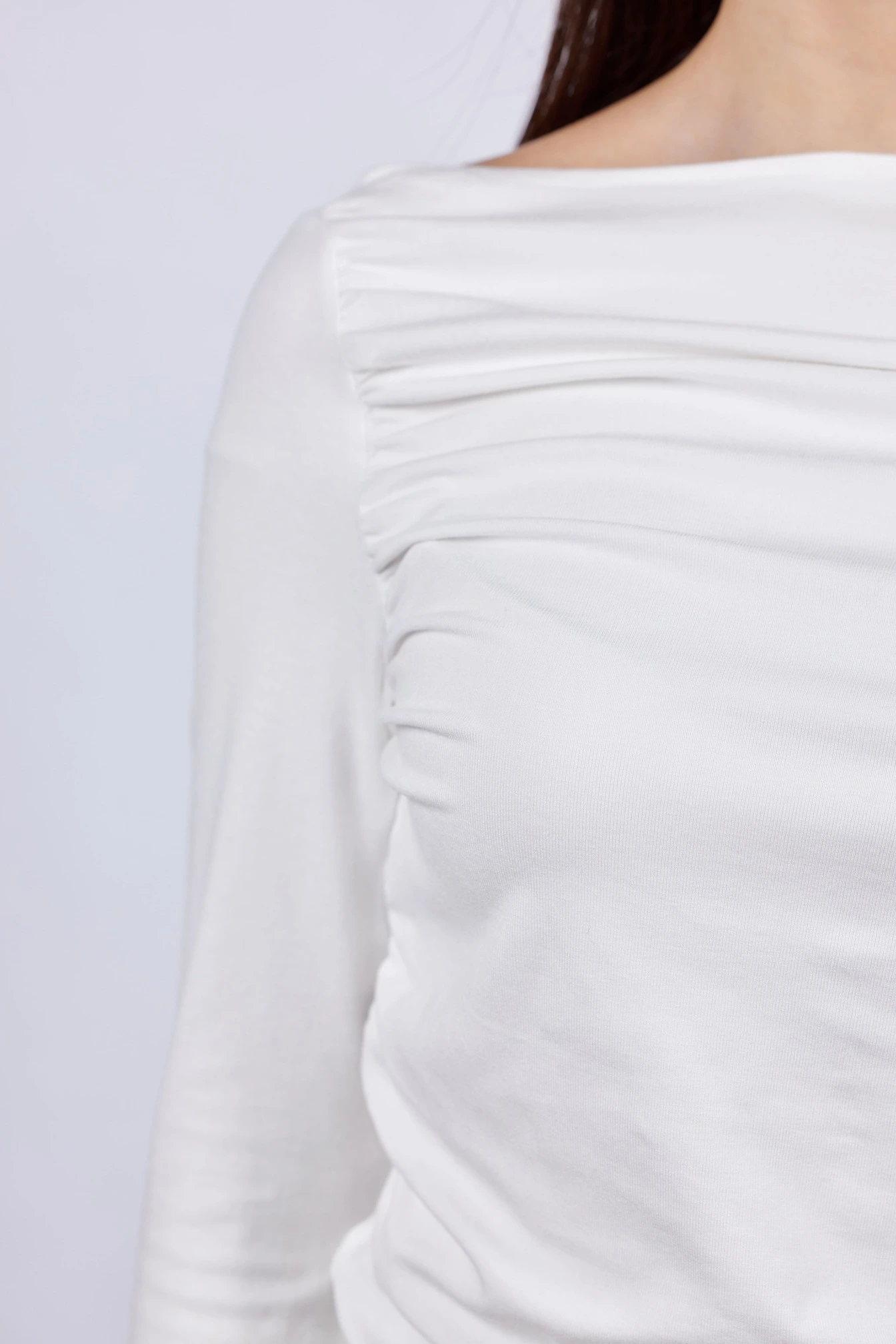 Лонгслив белый для женщин 43151-4 59