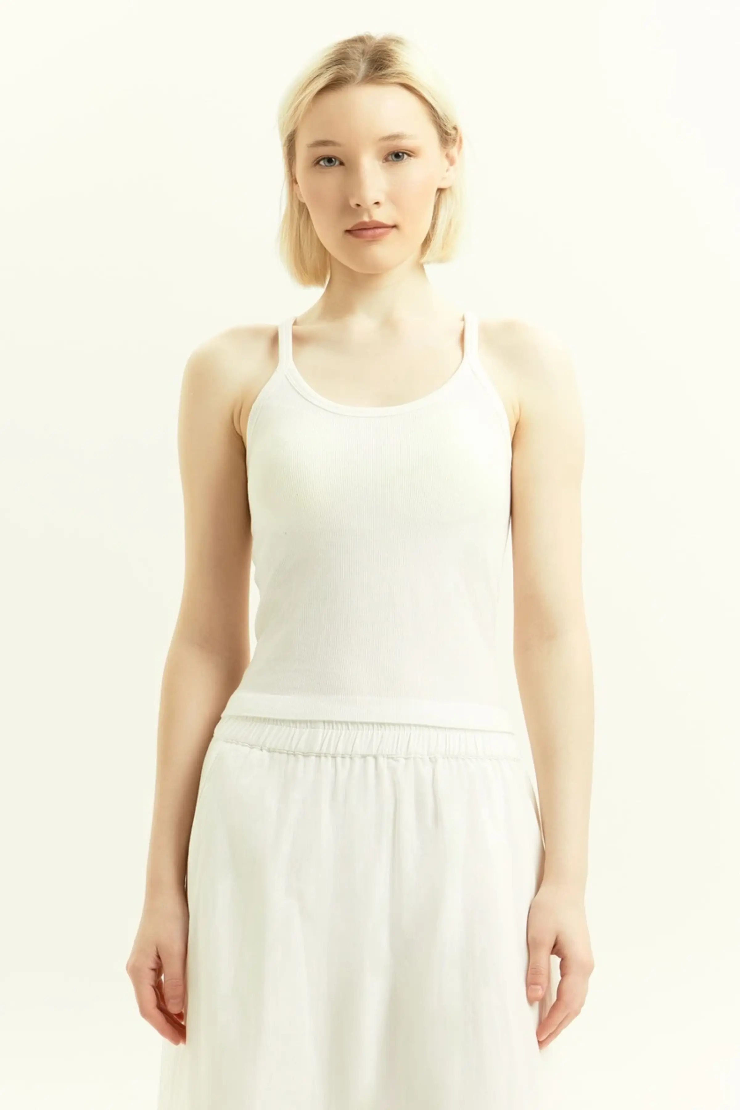 Топ белый для женщин 45370-4 46