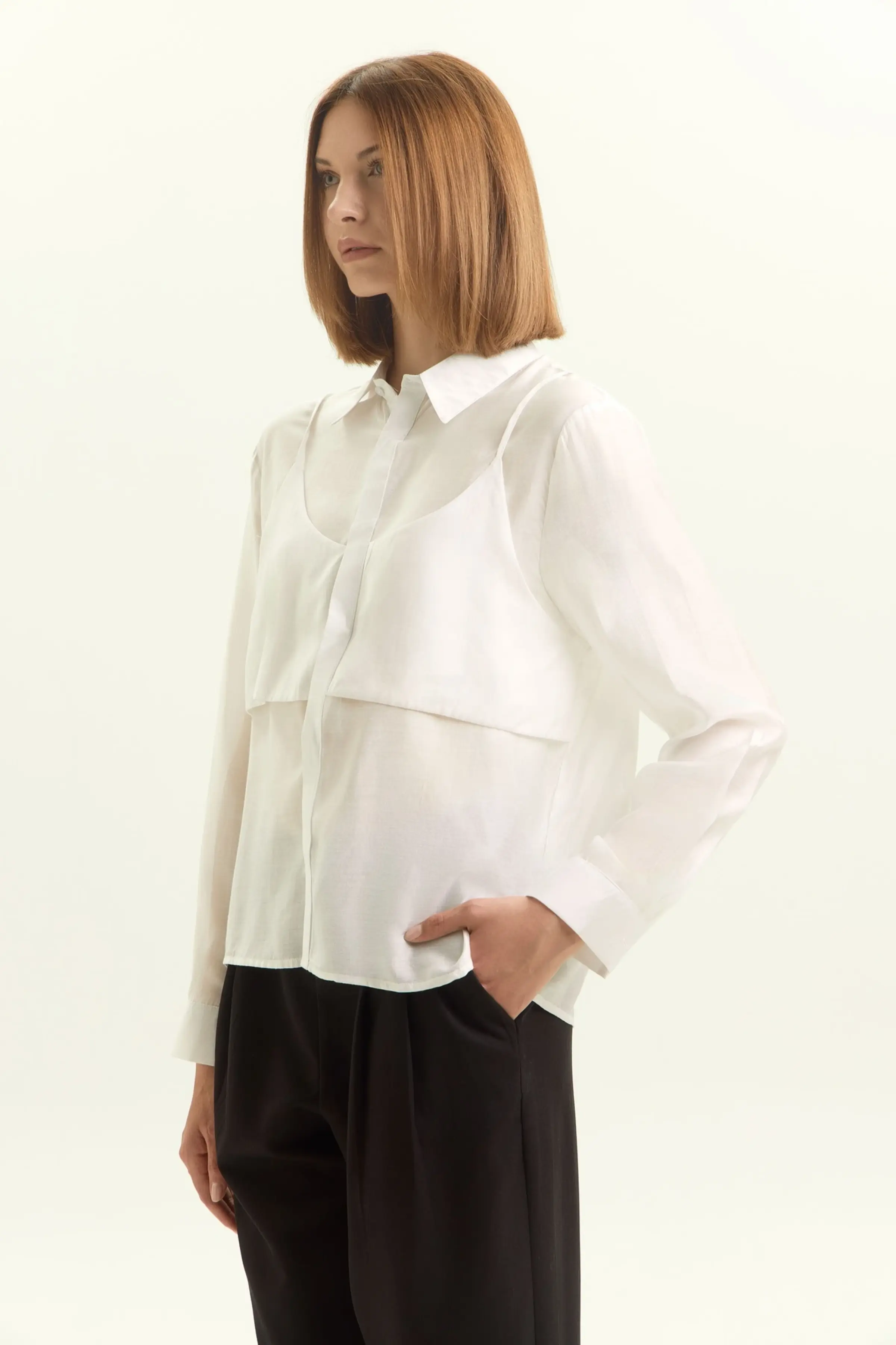 Рубашка белый для женщин 45181-4 66