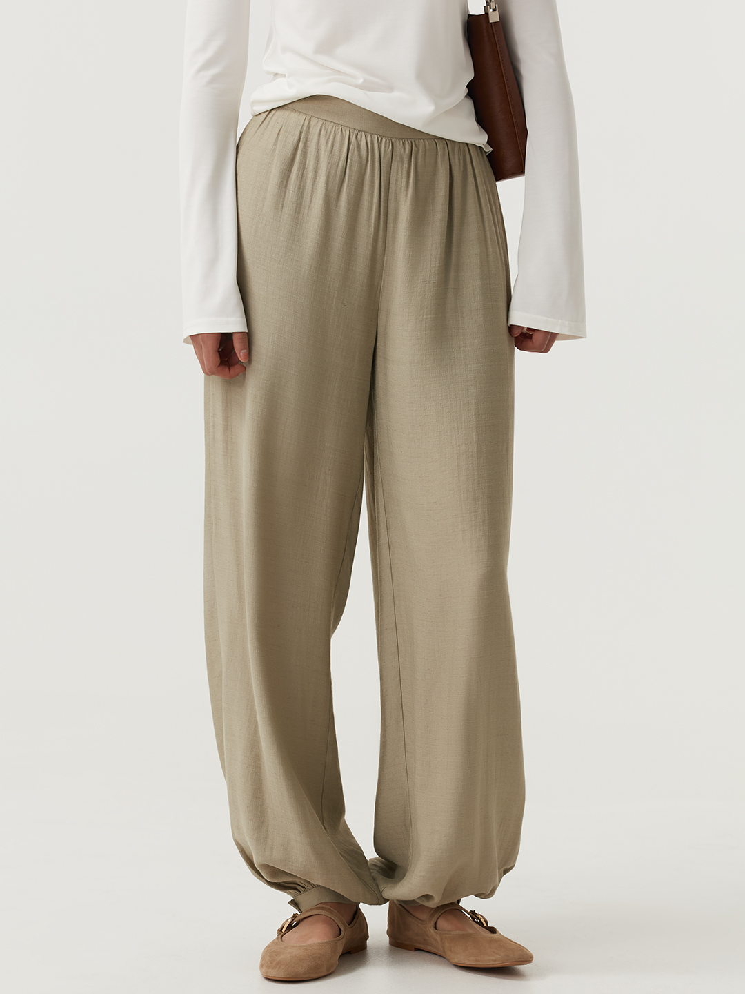 Брюки хаки для женщин 48349-14 71