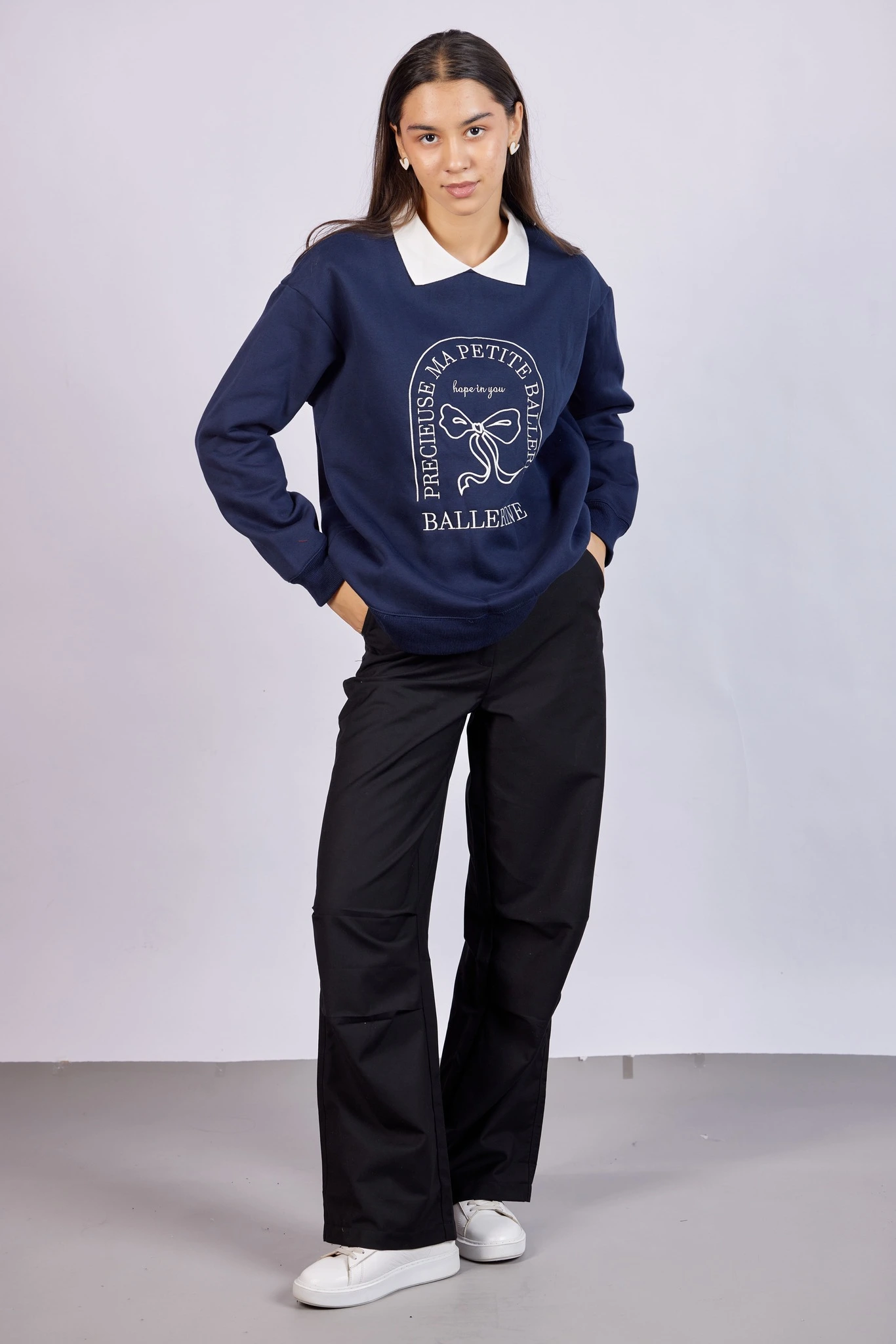 Брюки черный для женщин 43122-1 71