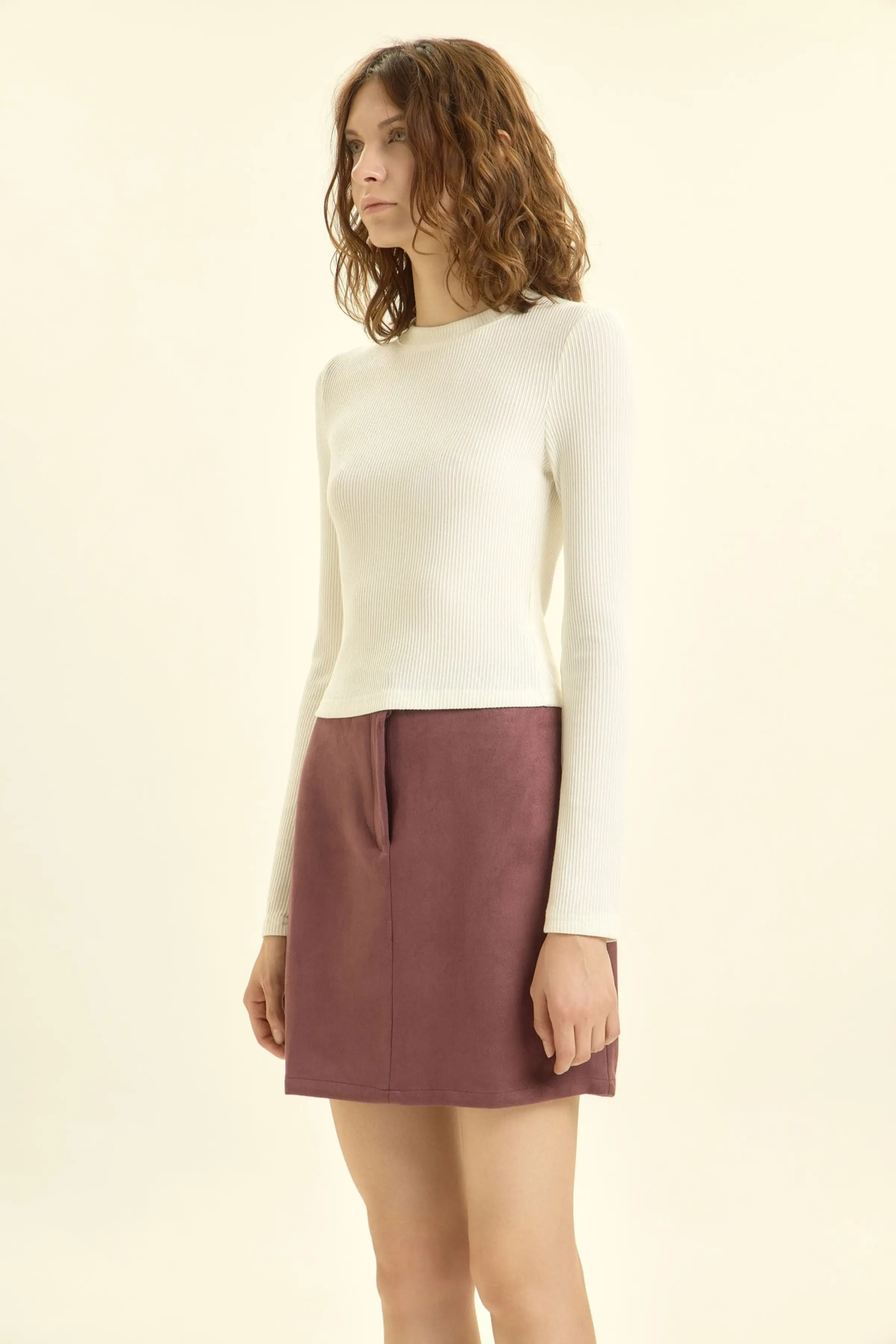 Лонгслив белый для женщин 46164-4 59