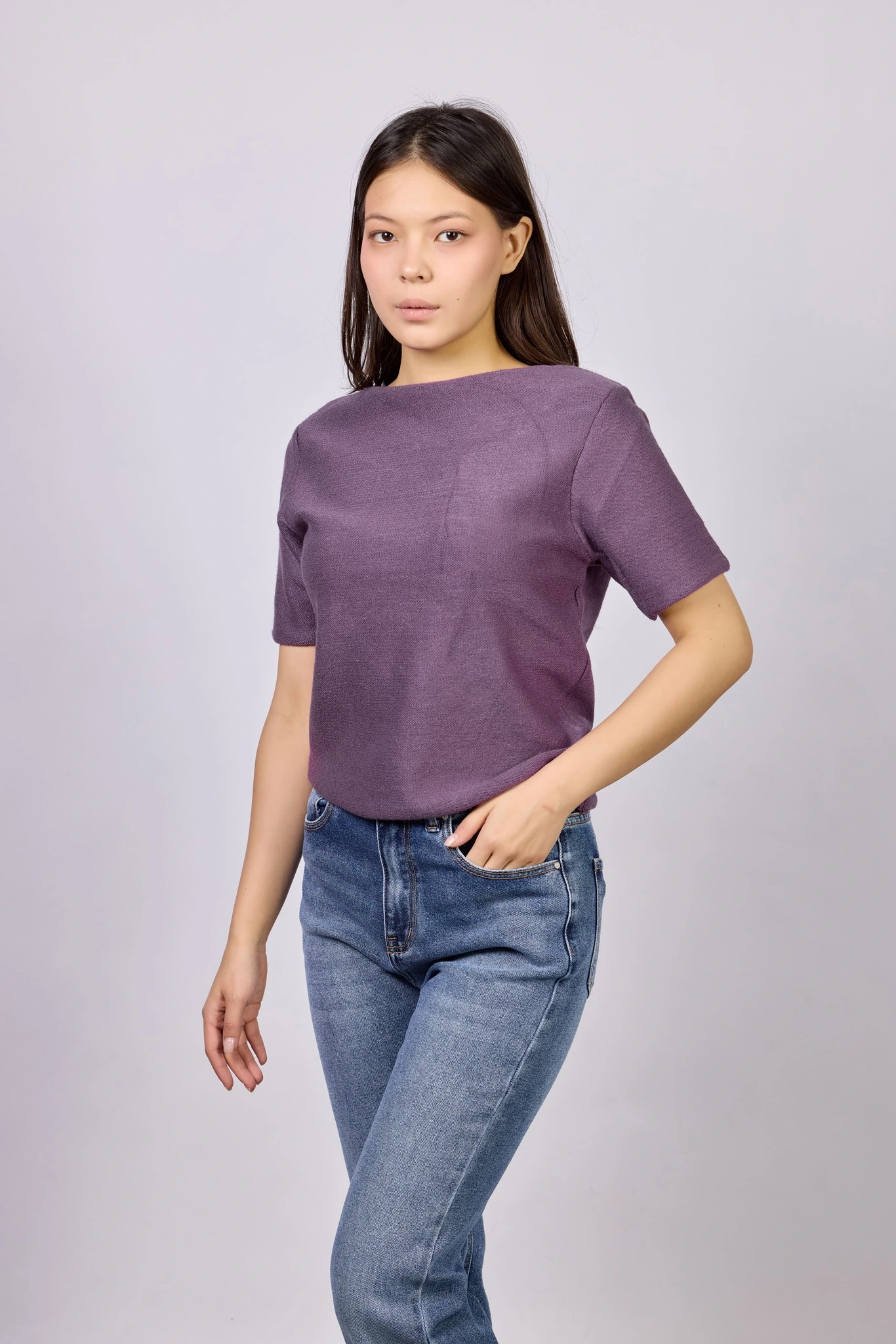 Джемпер коричневый для женщин 42136-13 60