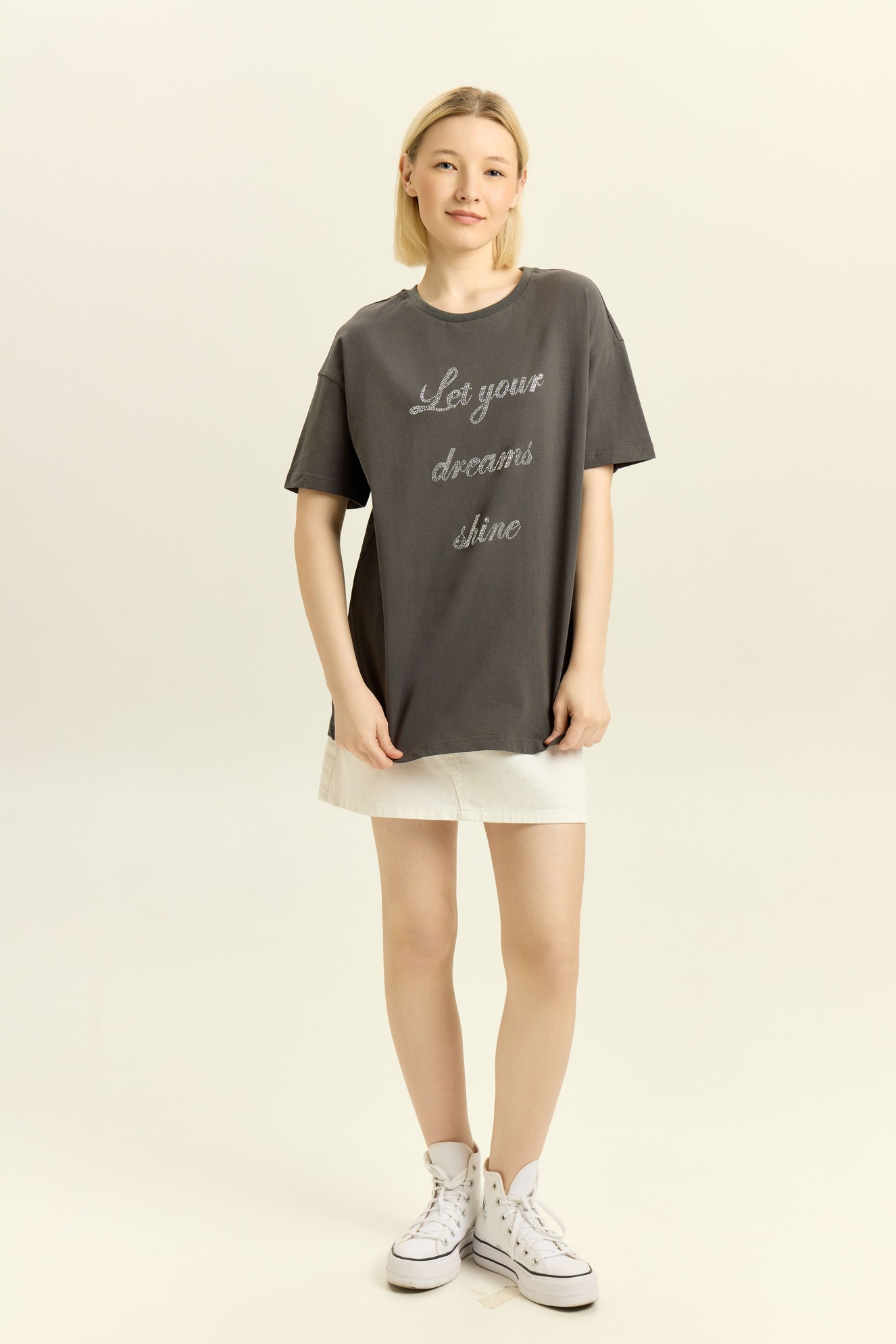 Футболка серый для женщин 41200-61 67