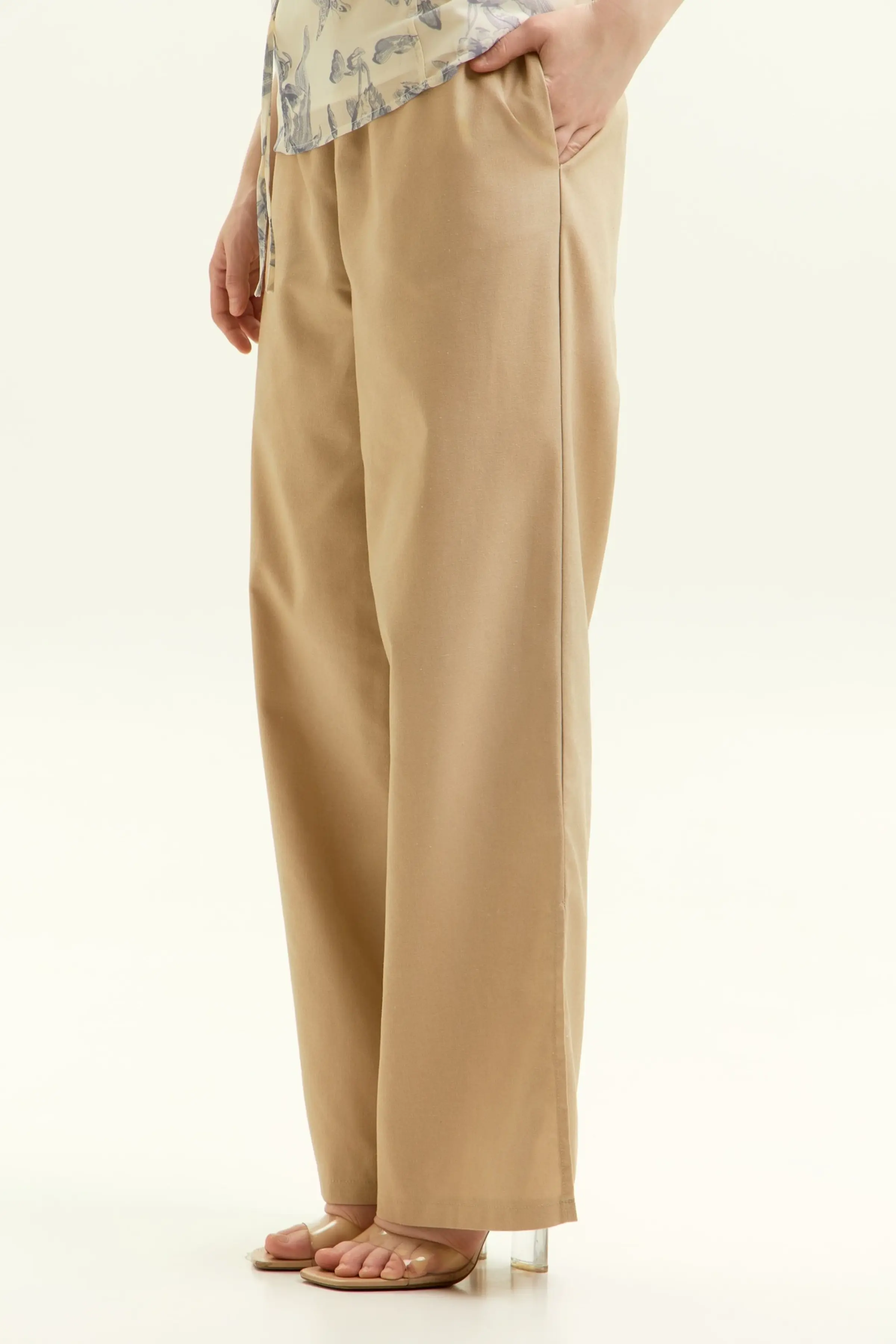 Брюки бежевый для женщин 45154-15 71