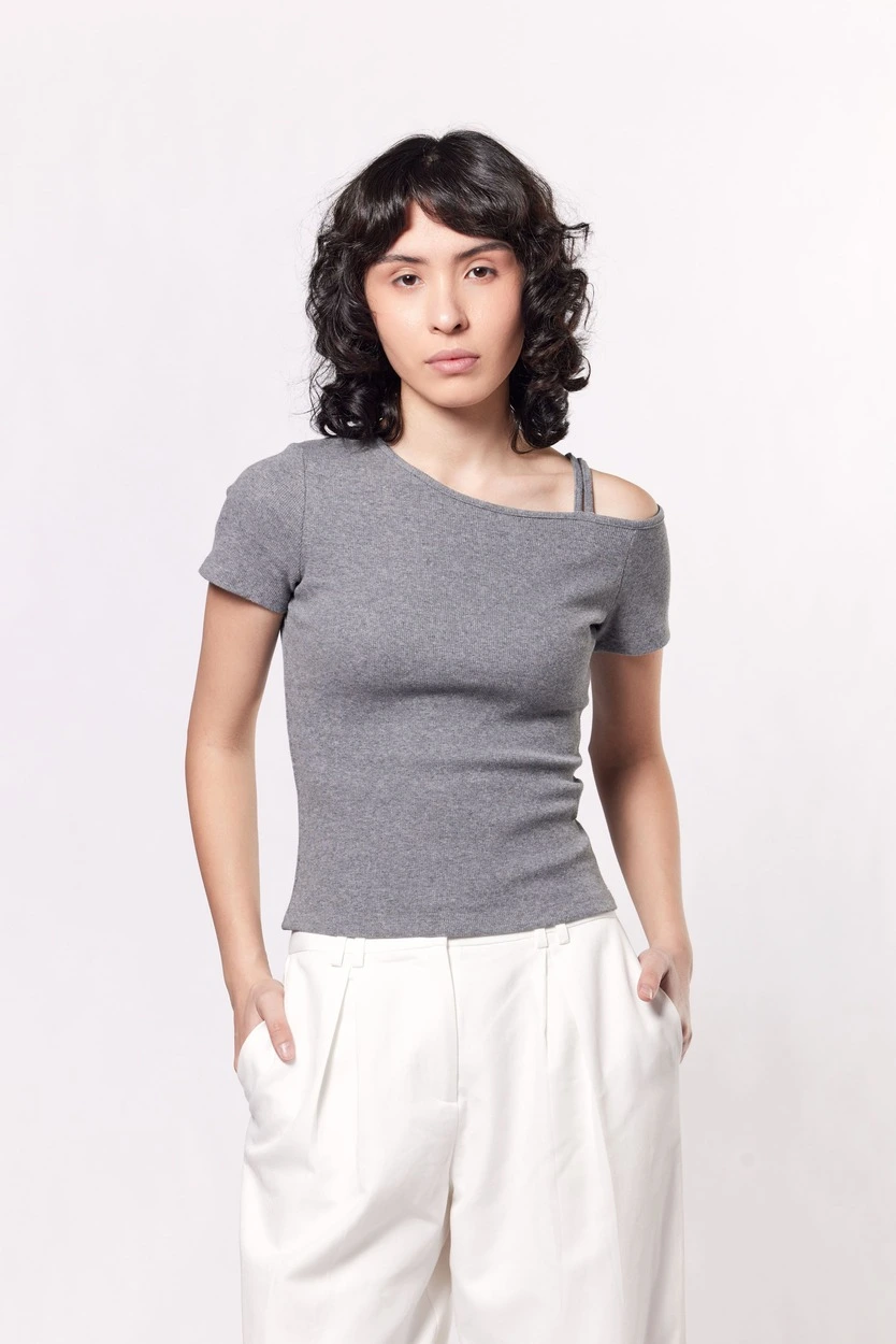 Футболка серый для женщин 44277-61 67