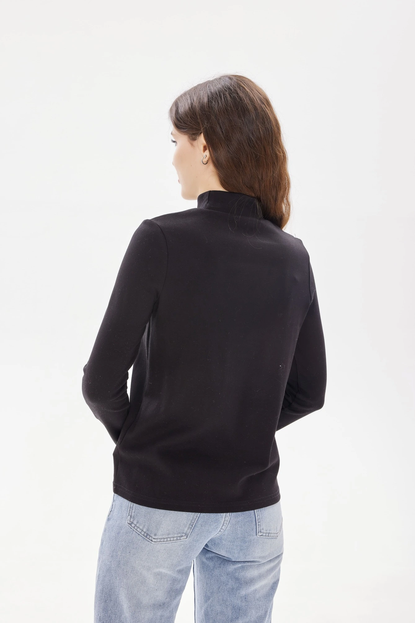 Лонгслив черный для женщин 39312-1 59