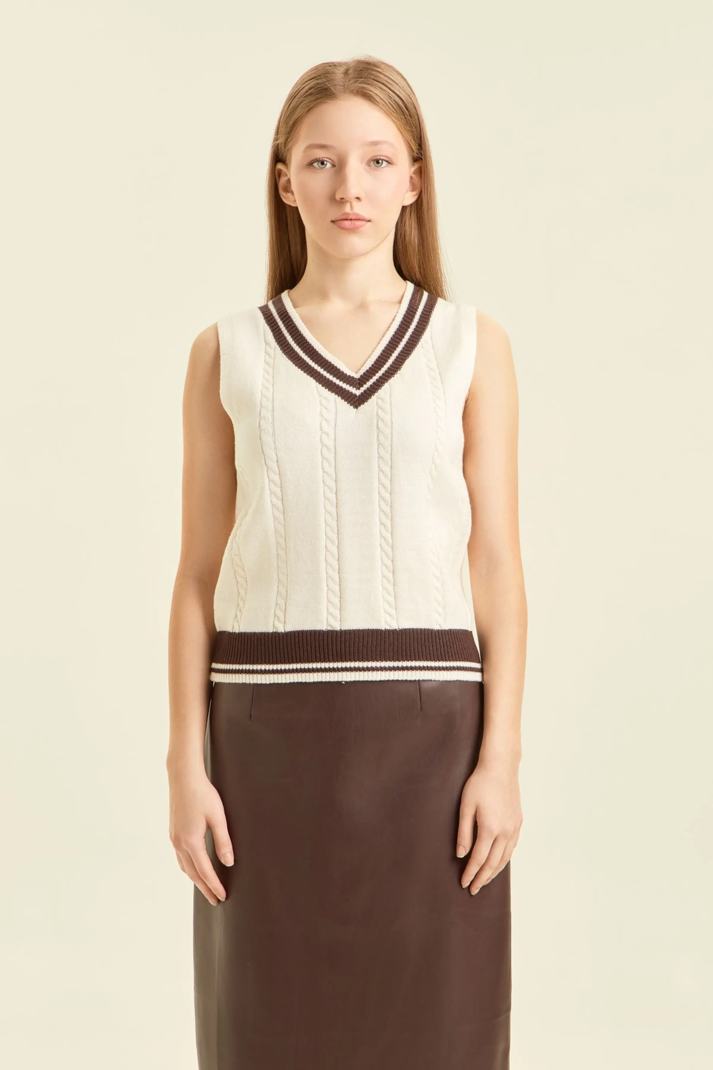 Жилетка белый для женщин 47223-4 68