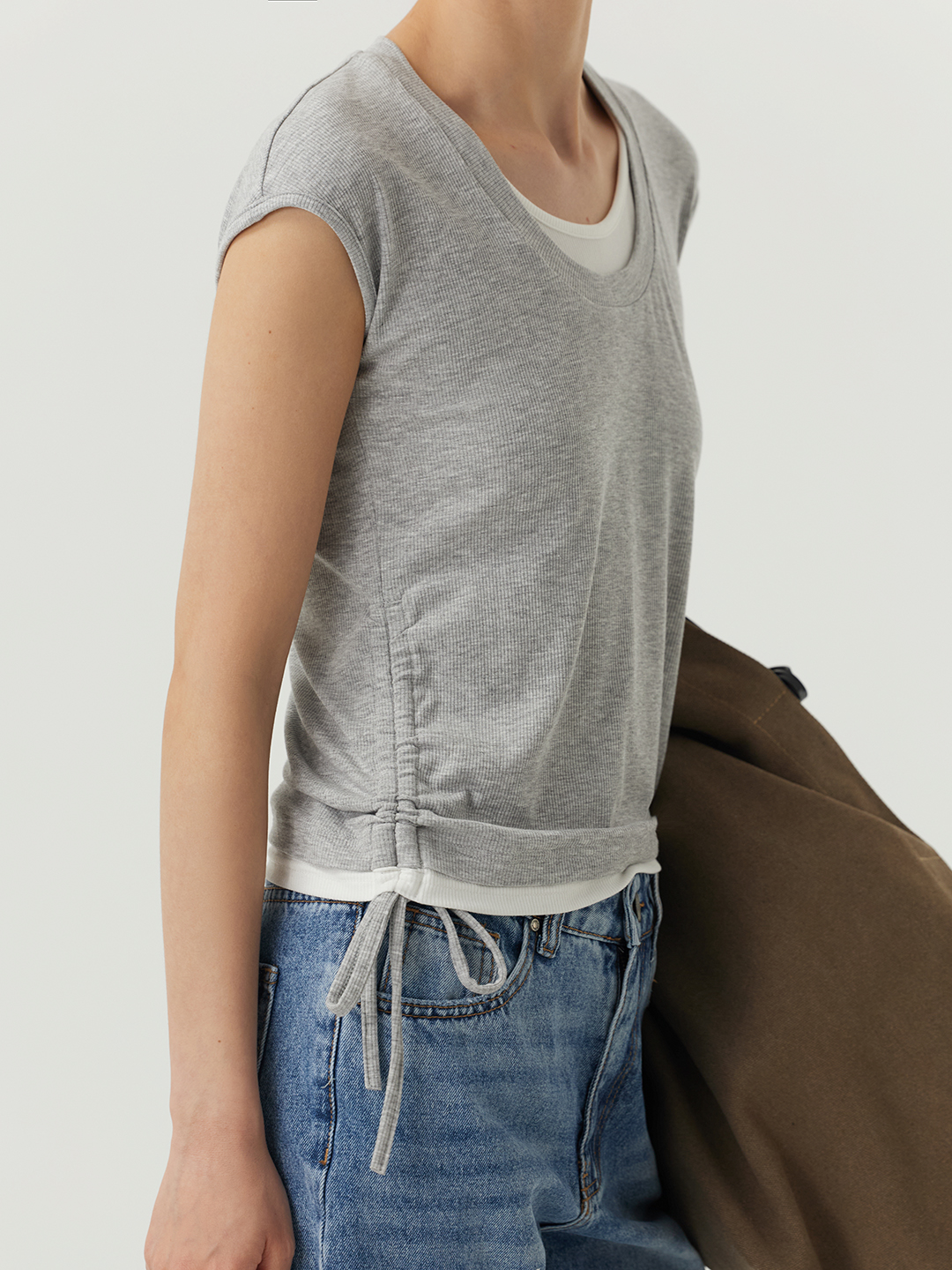 Футболка серый для женщин 48282-61 67