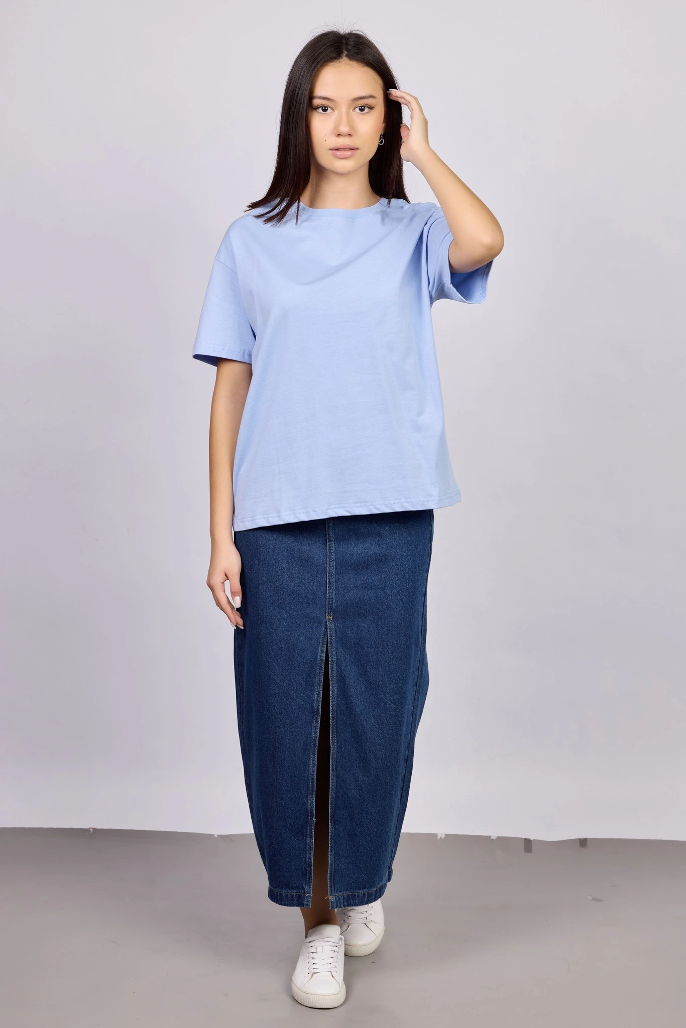 Юбка синий для женщин 42209-65 52