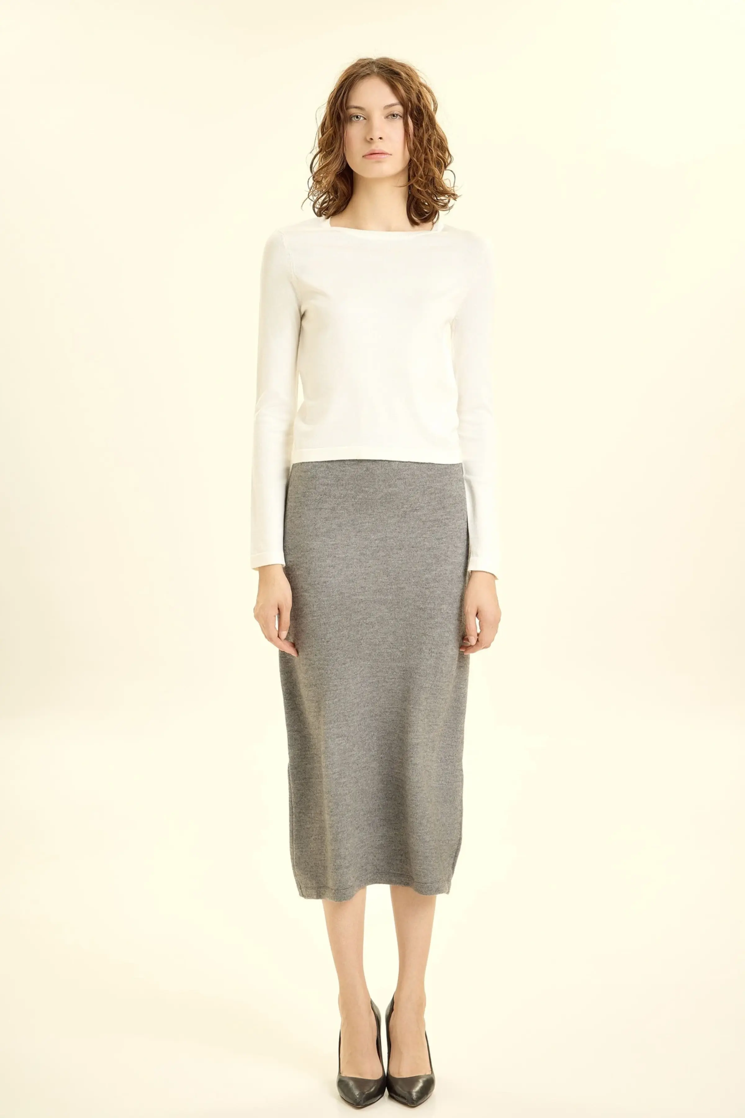 Юбка серый для женщин 46125-61 52