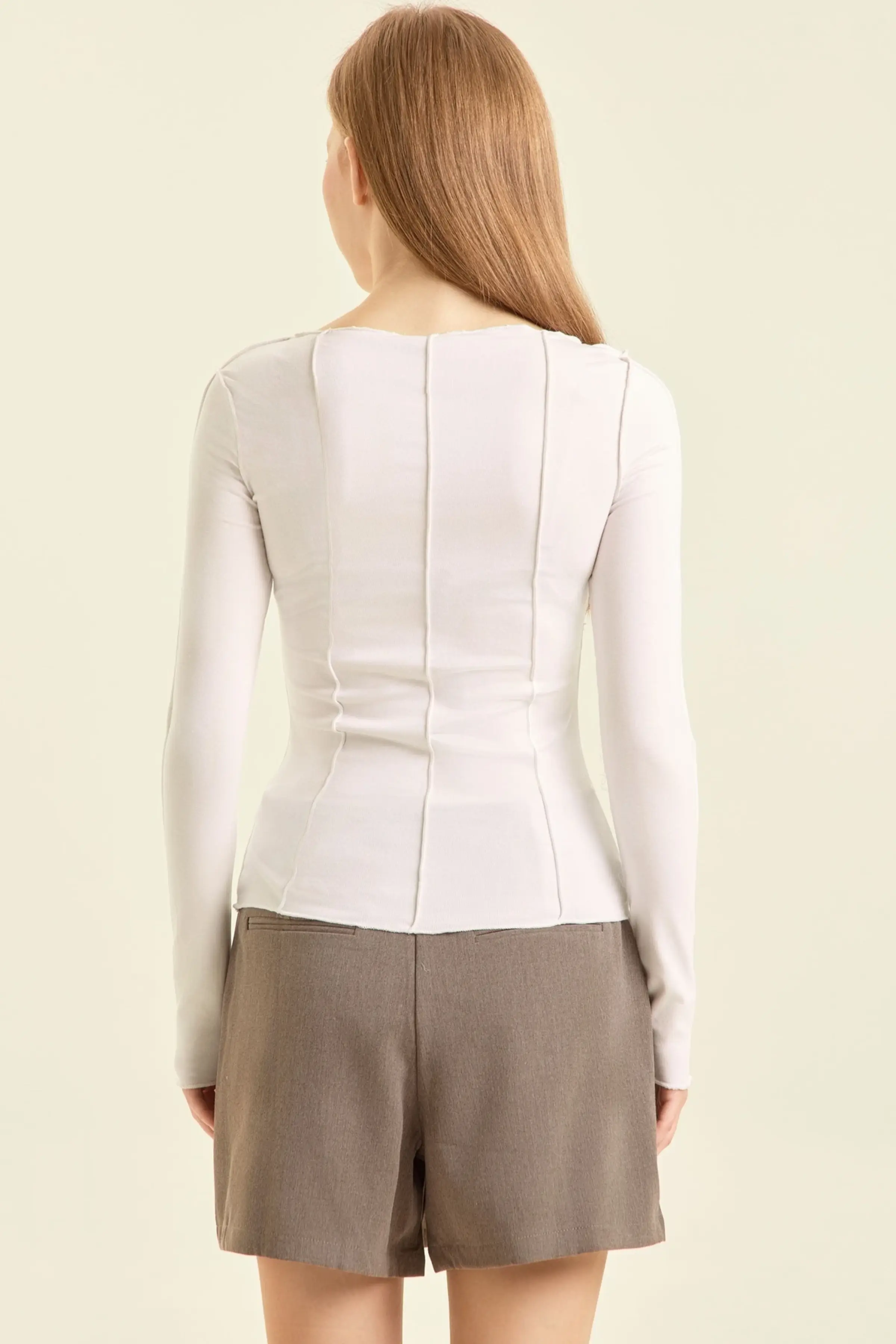 Лонгслив белый для женщин 47247-4 59