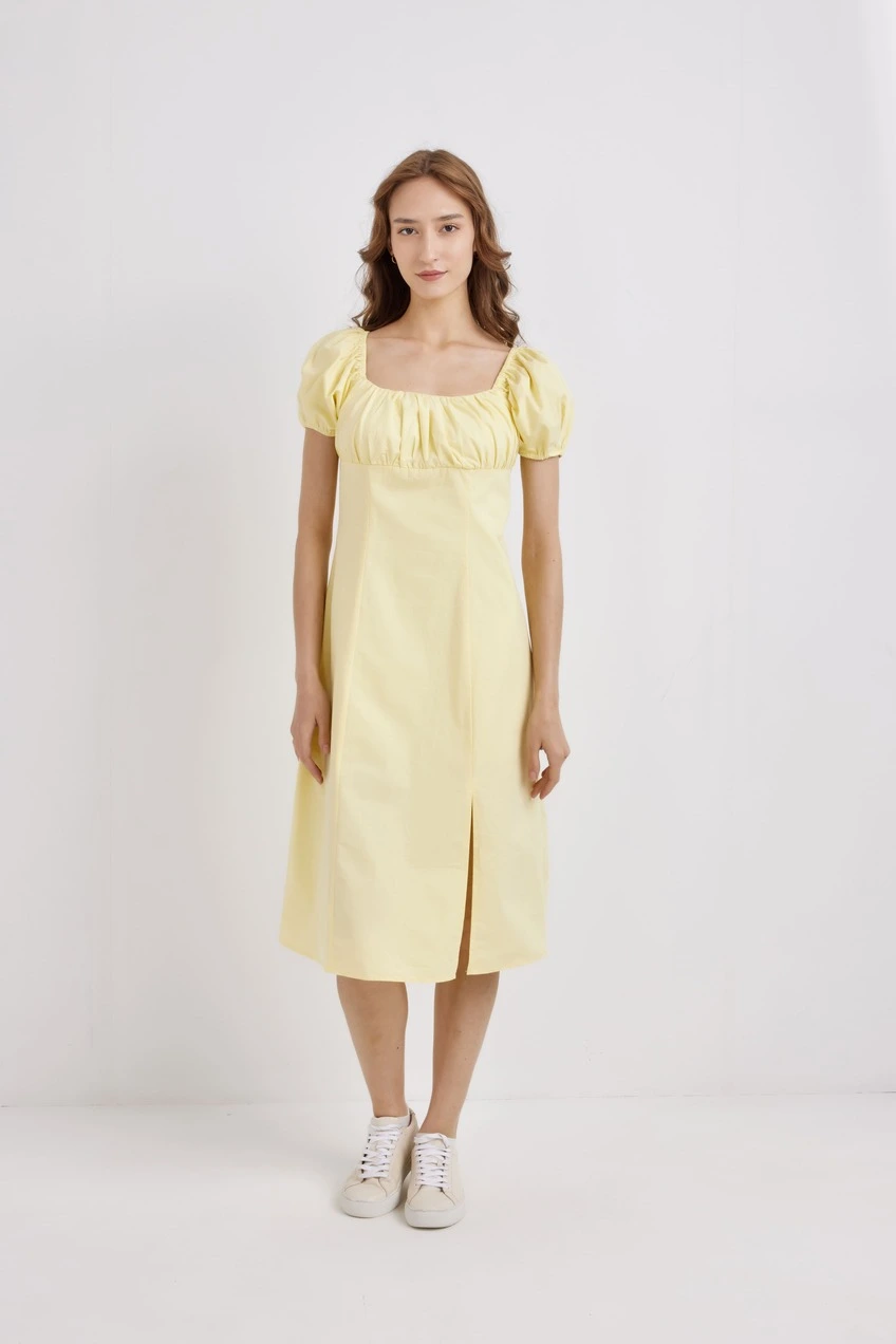 Платье желтый для женщин 41292-5 54