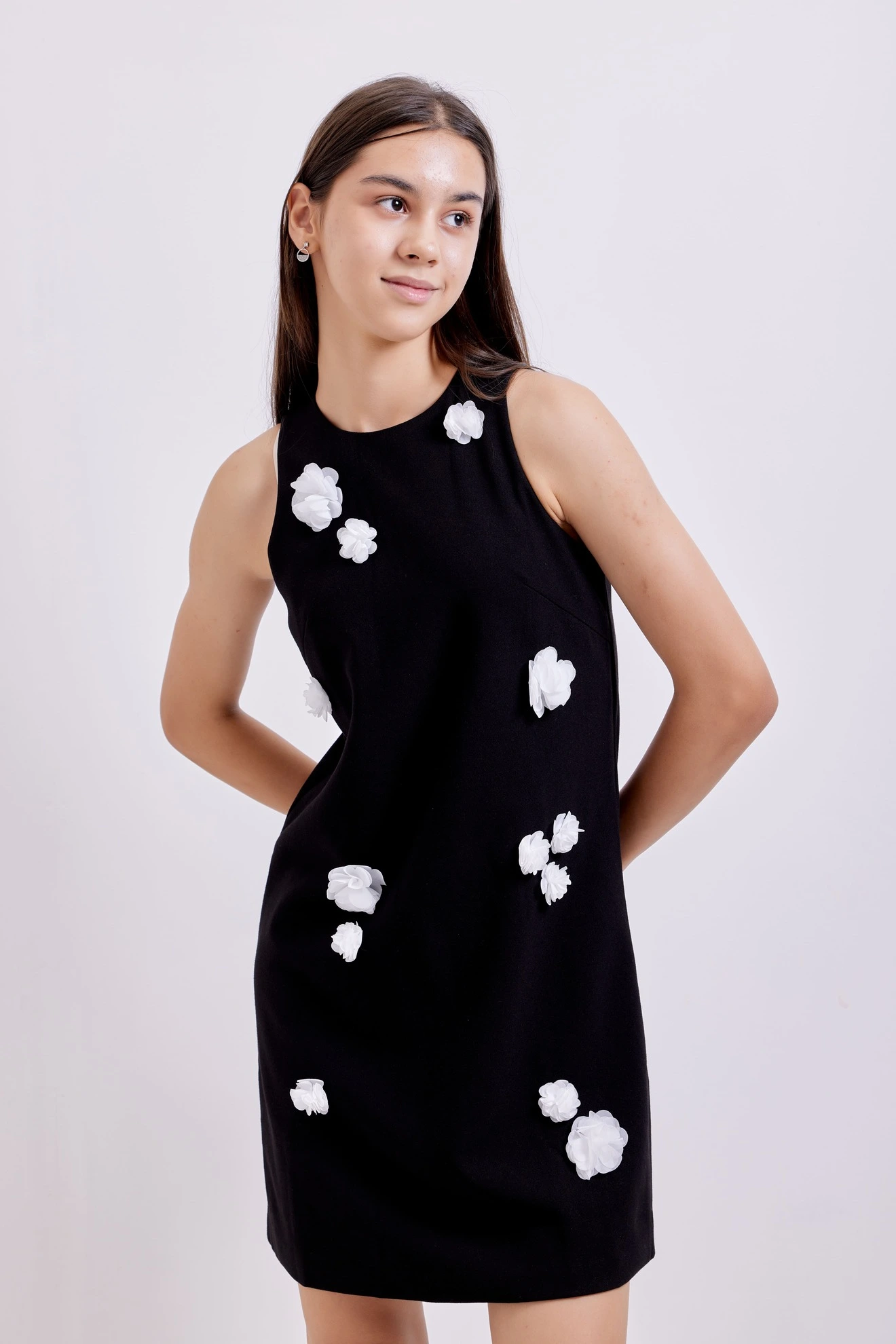 Платье черный для женщин 42187-1 54