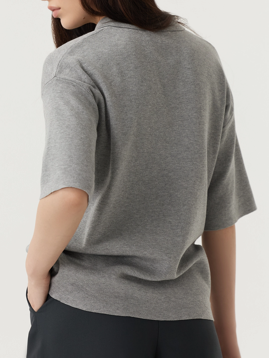 Джемпер серый для женщин 48146-61 60