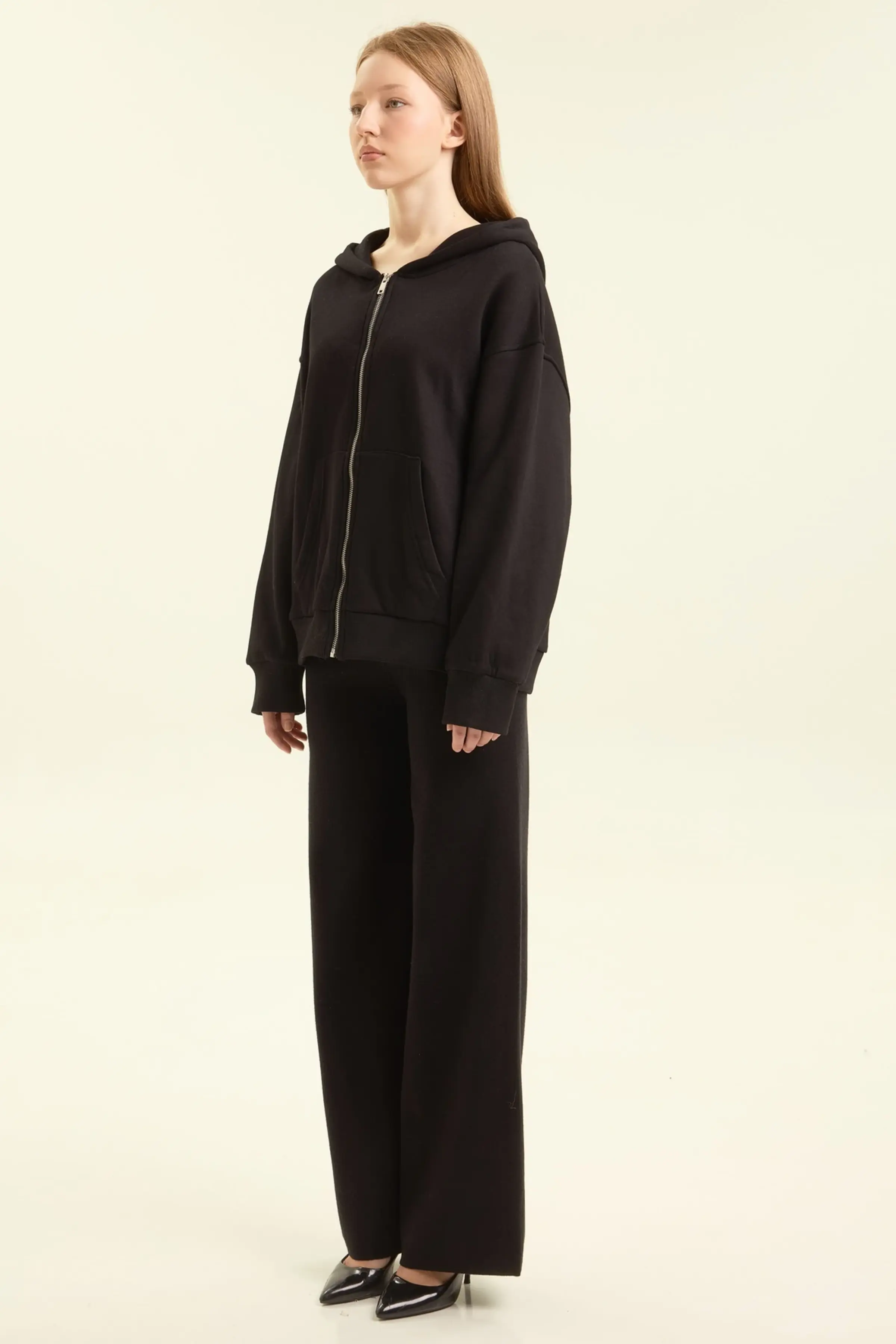 Худи черный для женщин 47244-1 62