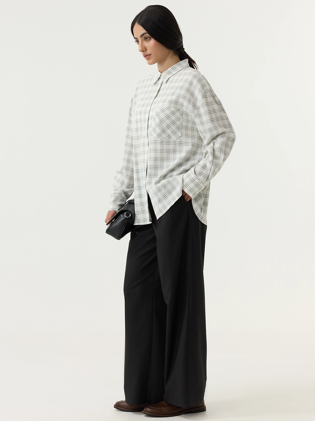 Брюки черный для женщин 48109-1 71