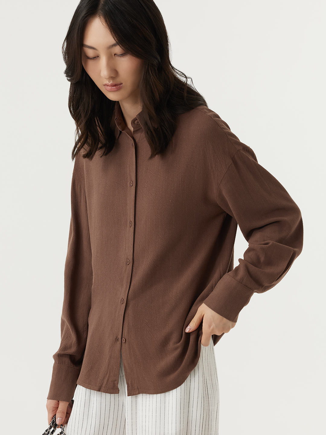 Рубашка коричневый для женщин 48194-13 66