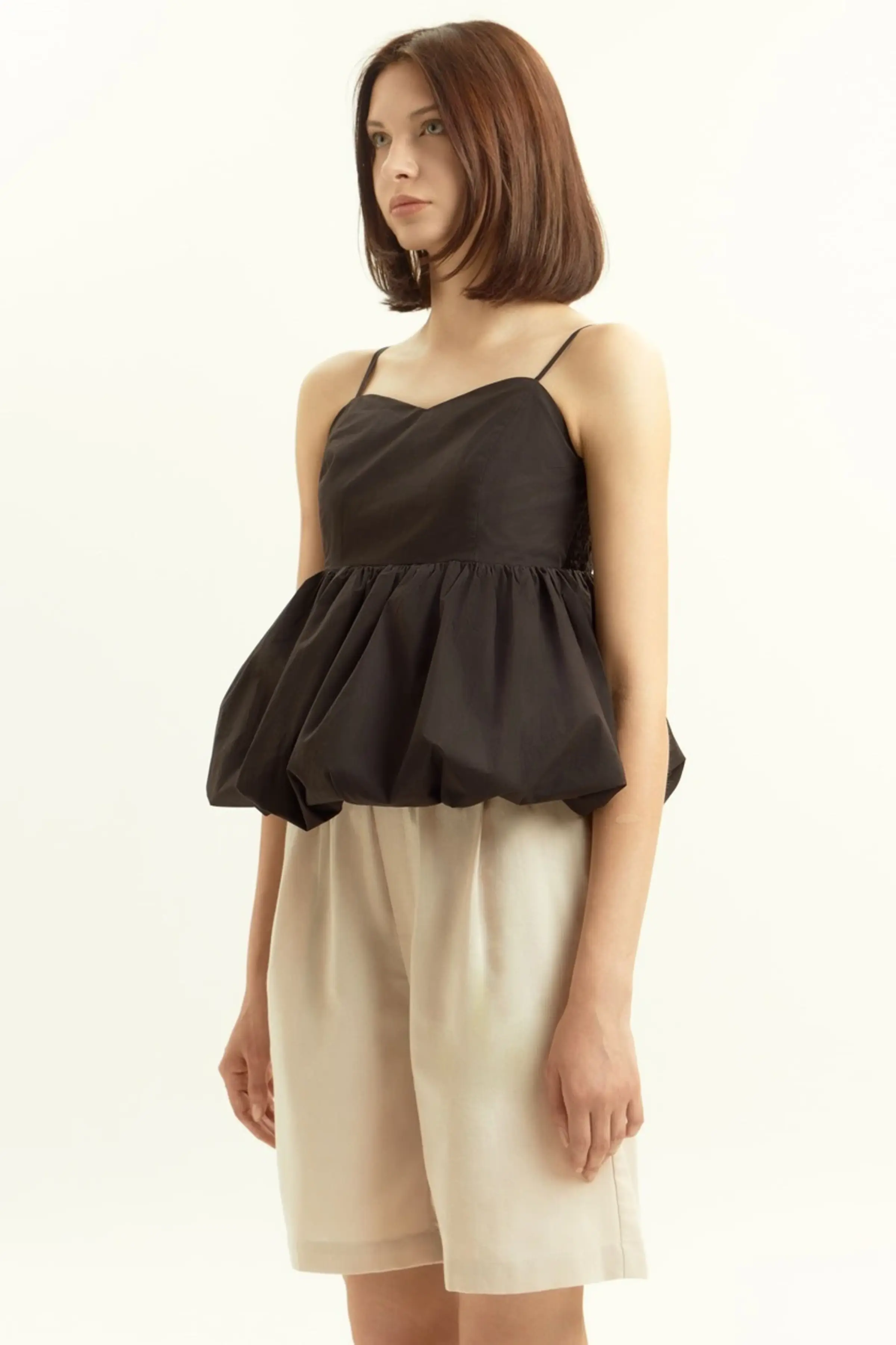 Топ черный для женщин 45194-1 46