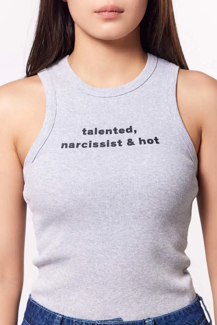 Топ серый для женщин 44267-61 46