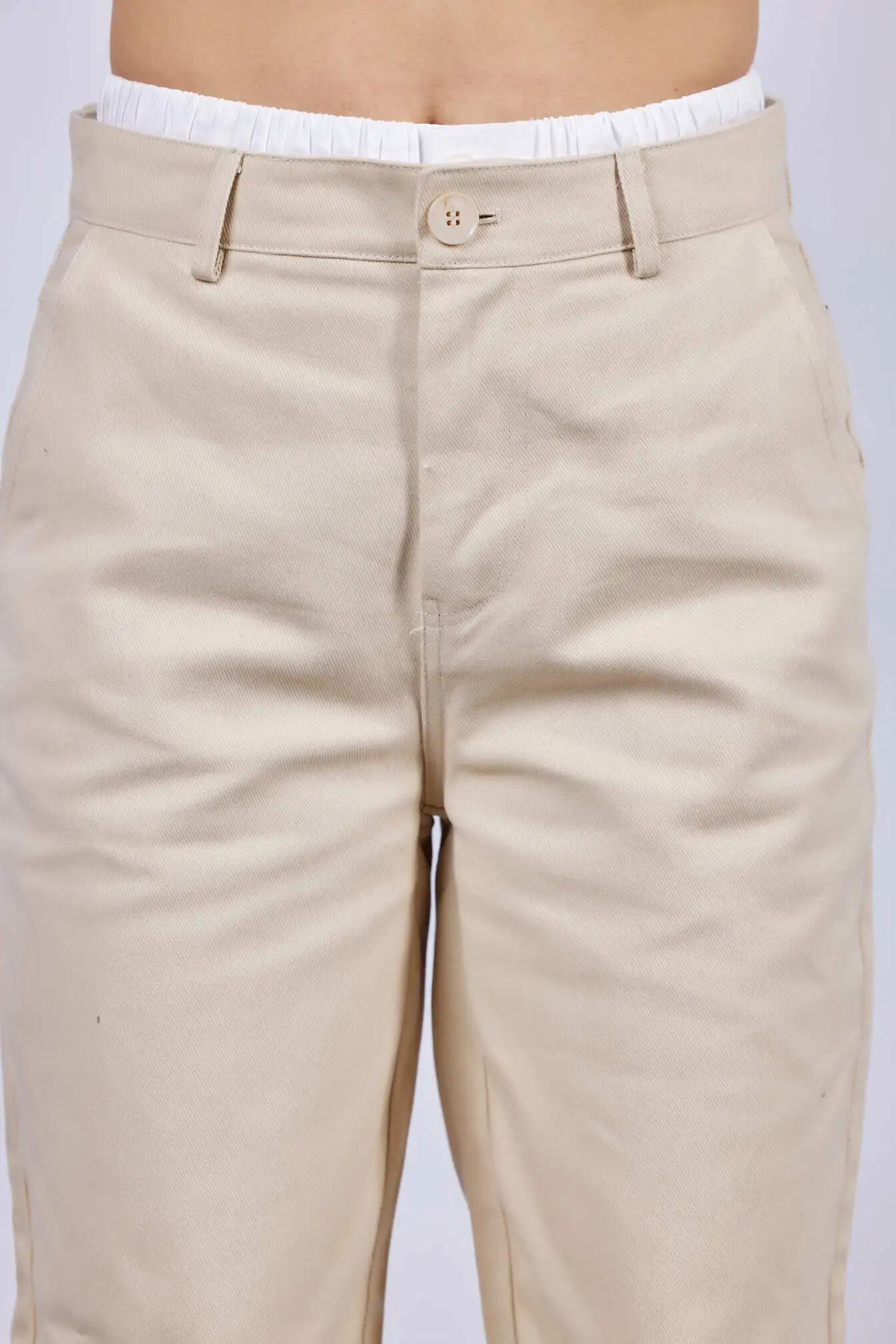 Брюки бежевый для женщин 43223-15 71