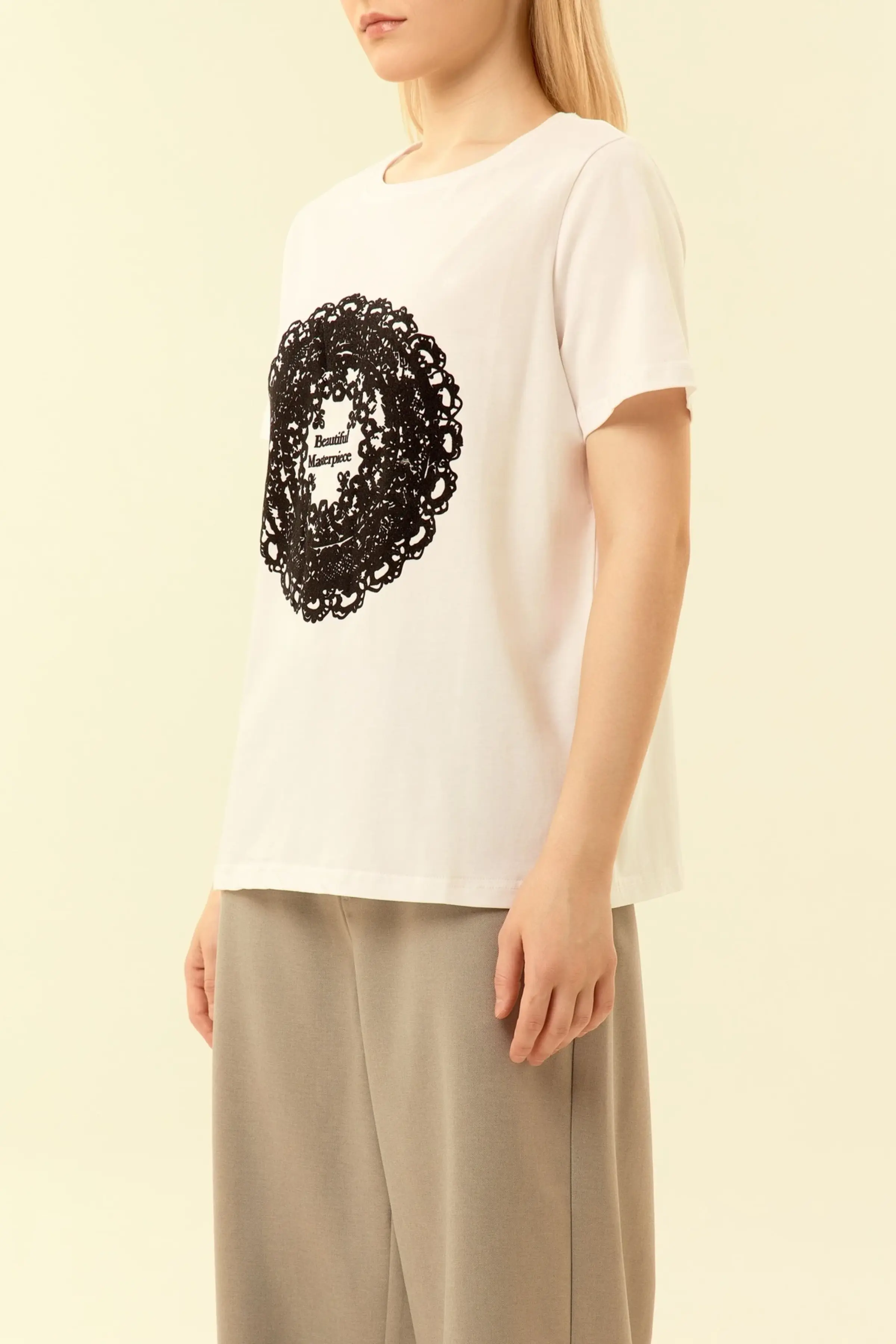 Футболка белый для женщин 46112-4 67