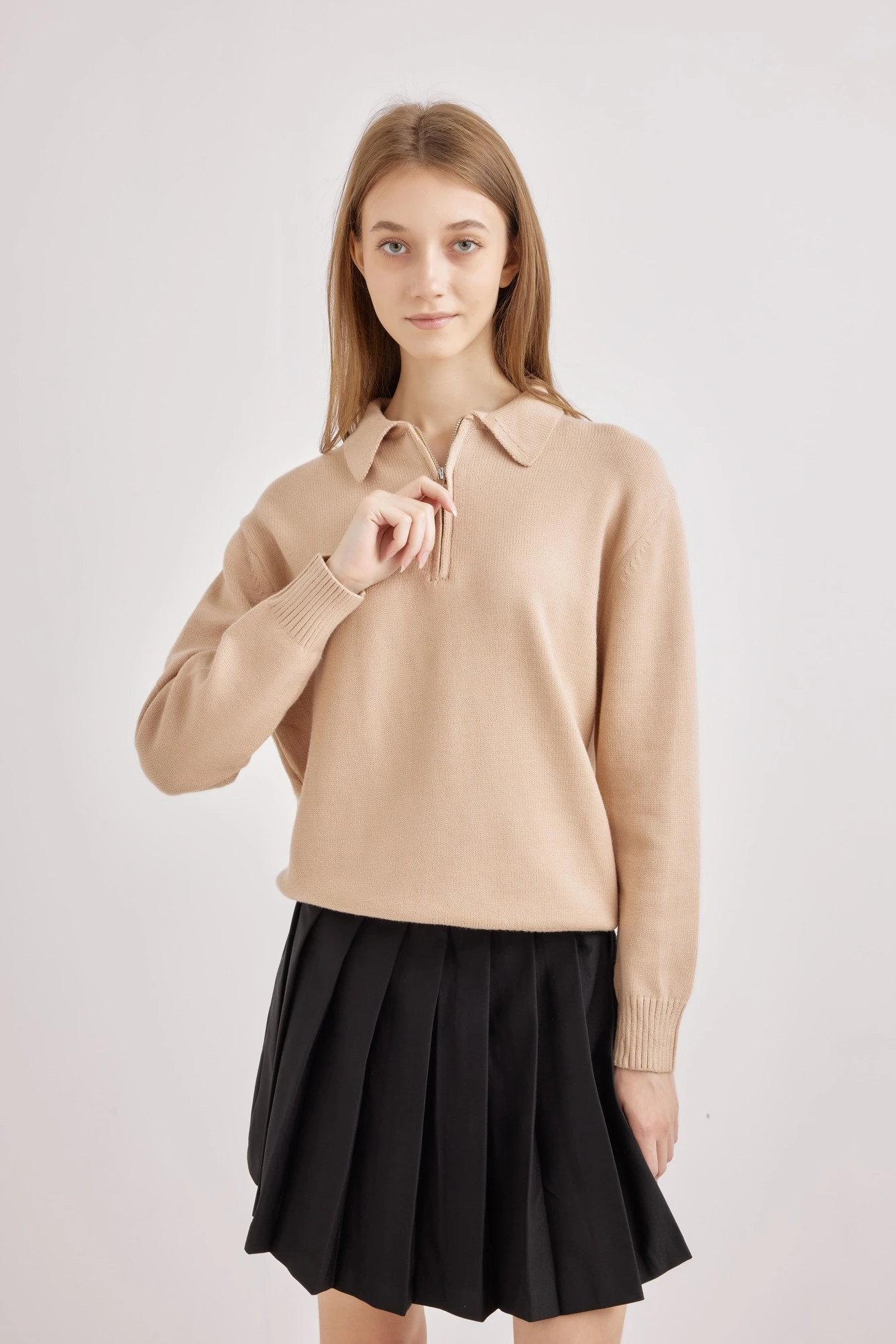 Джемпер бежевый для женщин 42247-15 60