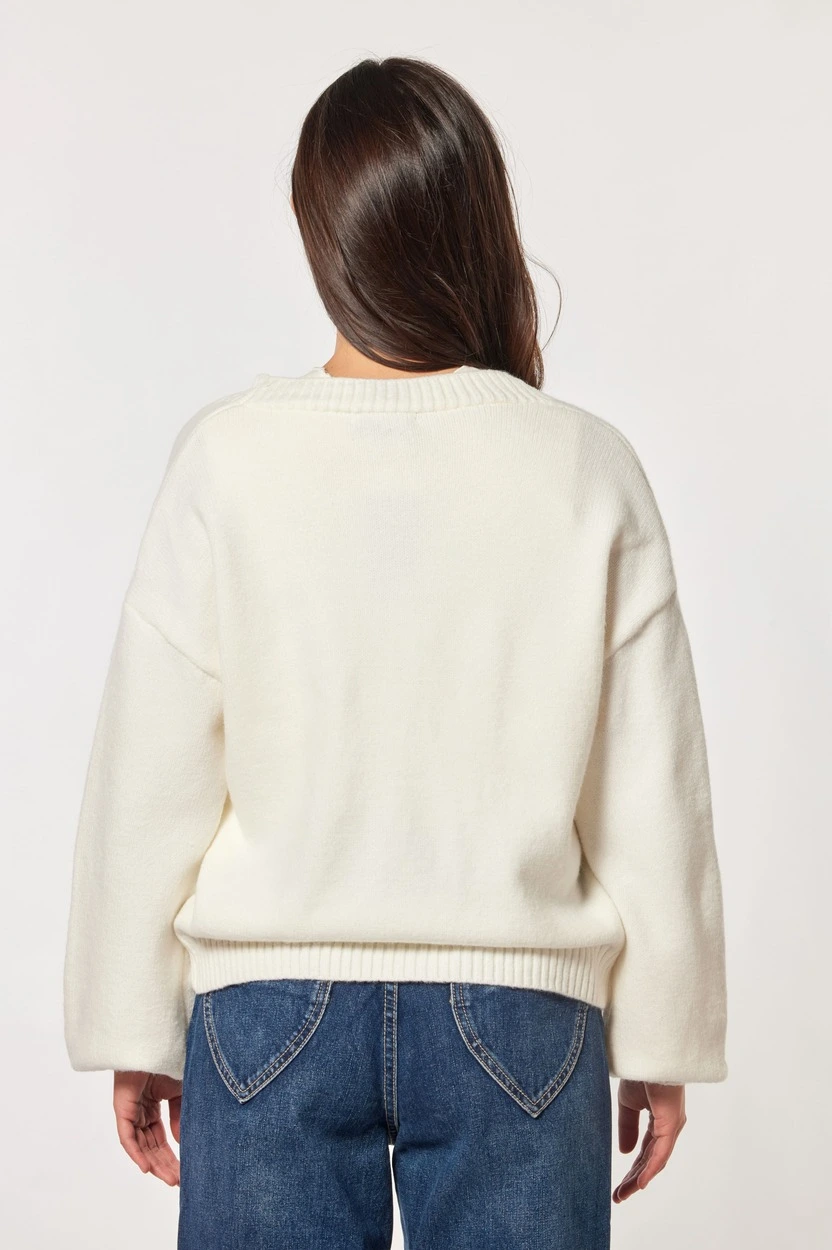 Кардиган белый для женщин 44147-4 50