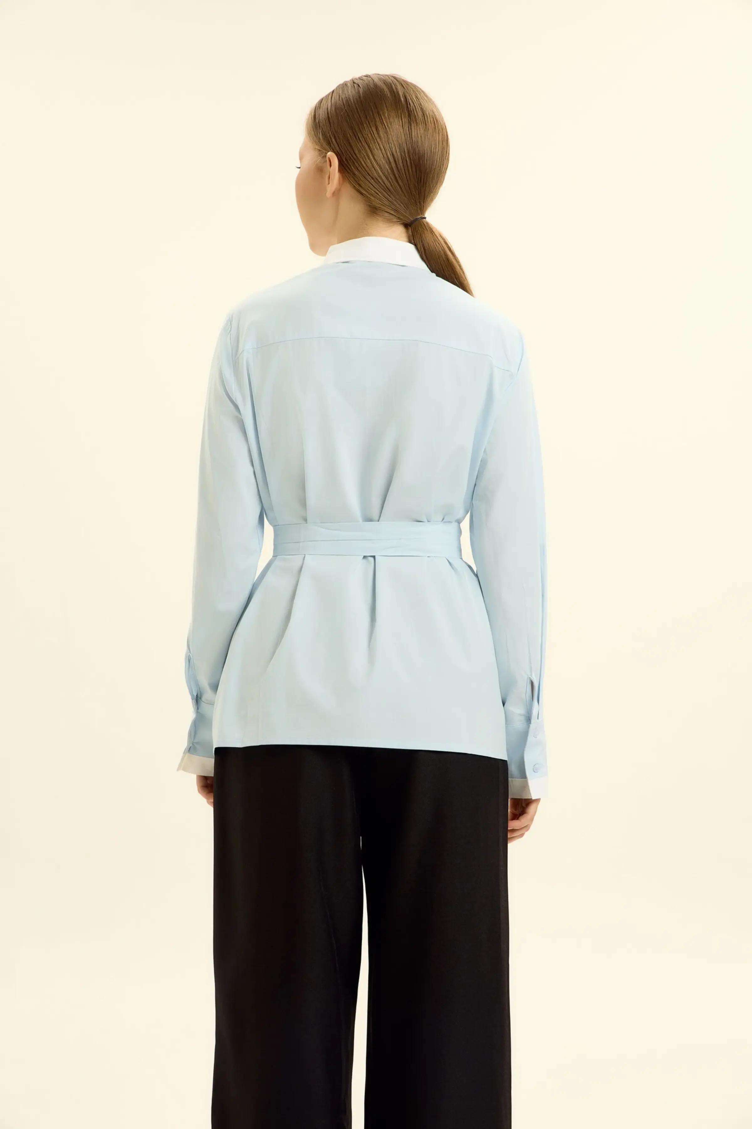 Рубашка голубой для женщин 46308-10 66