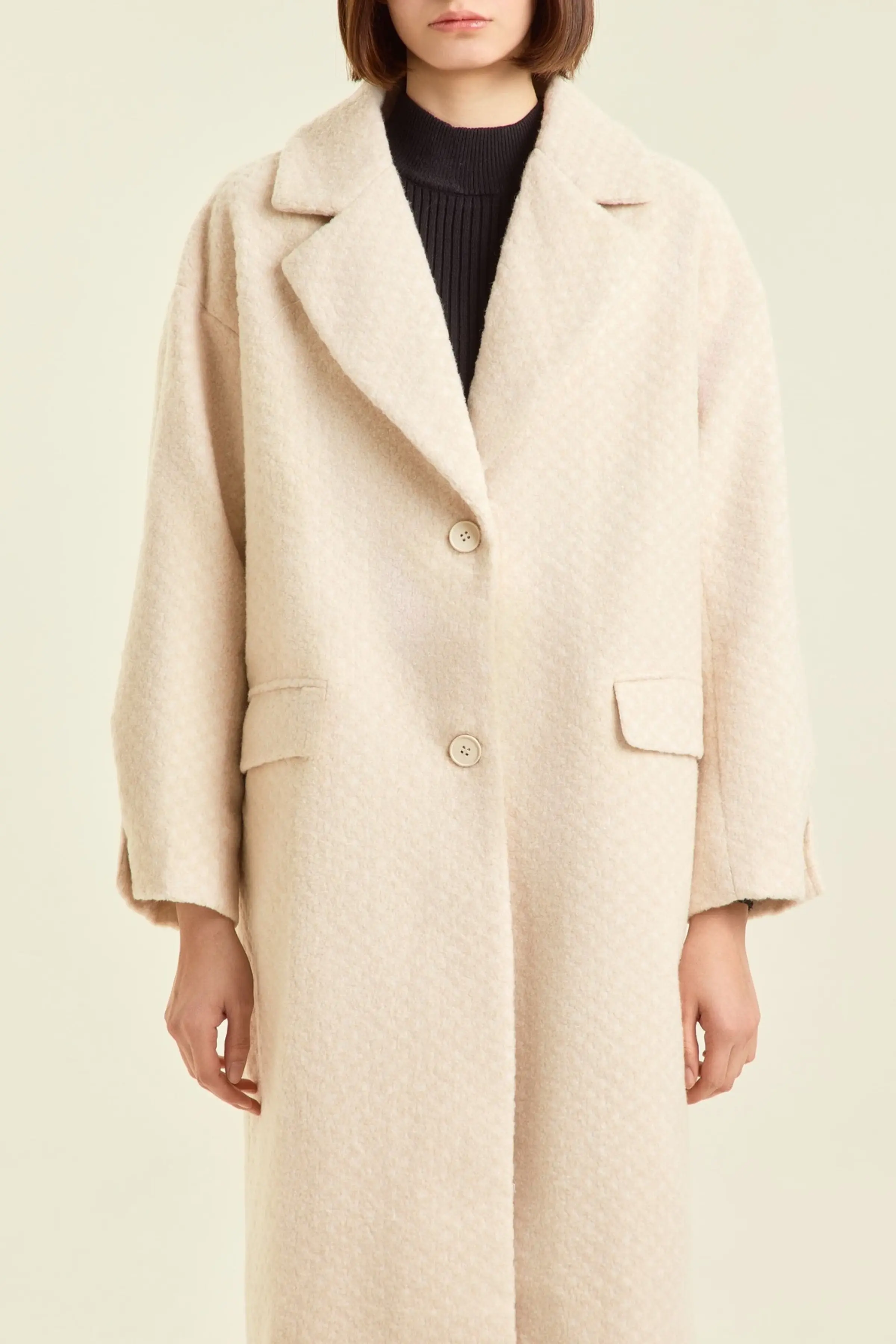 Пальто айвори для женщин 47109-234 53