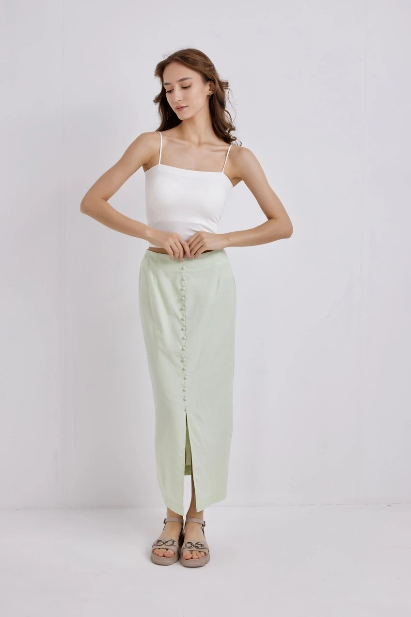 Юбка светло-зеленый для женщин 41209-8 52