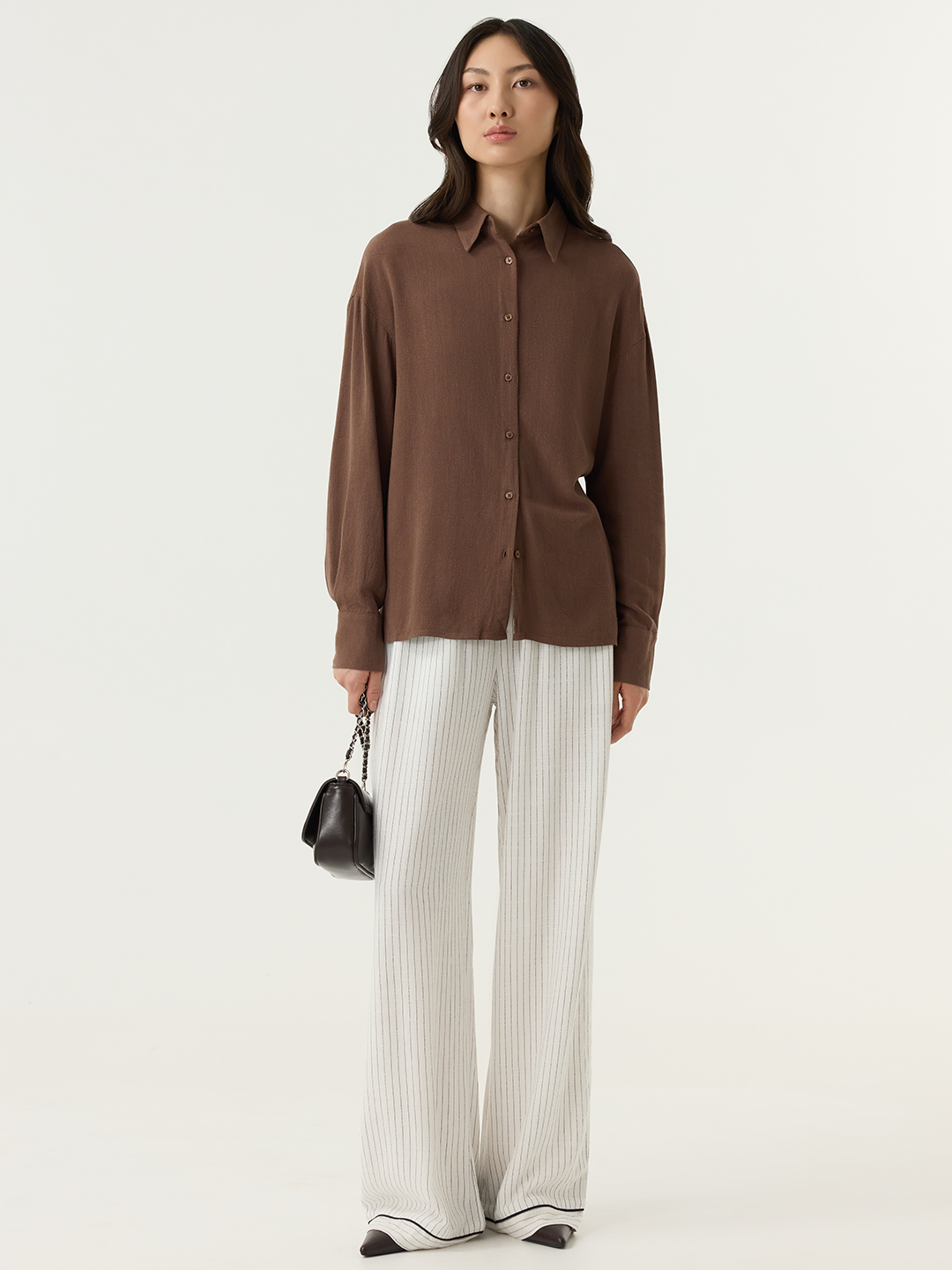 Рубашка коричневый для женщин 48194-13 66