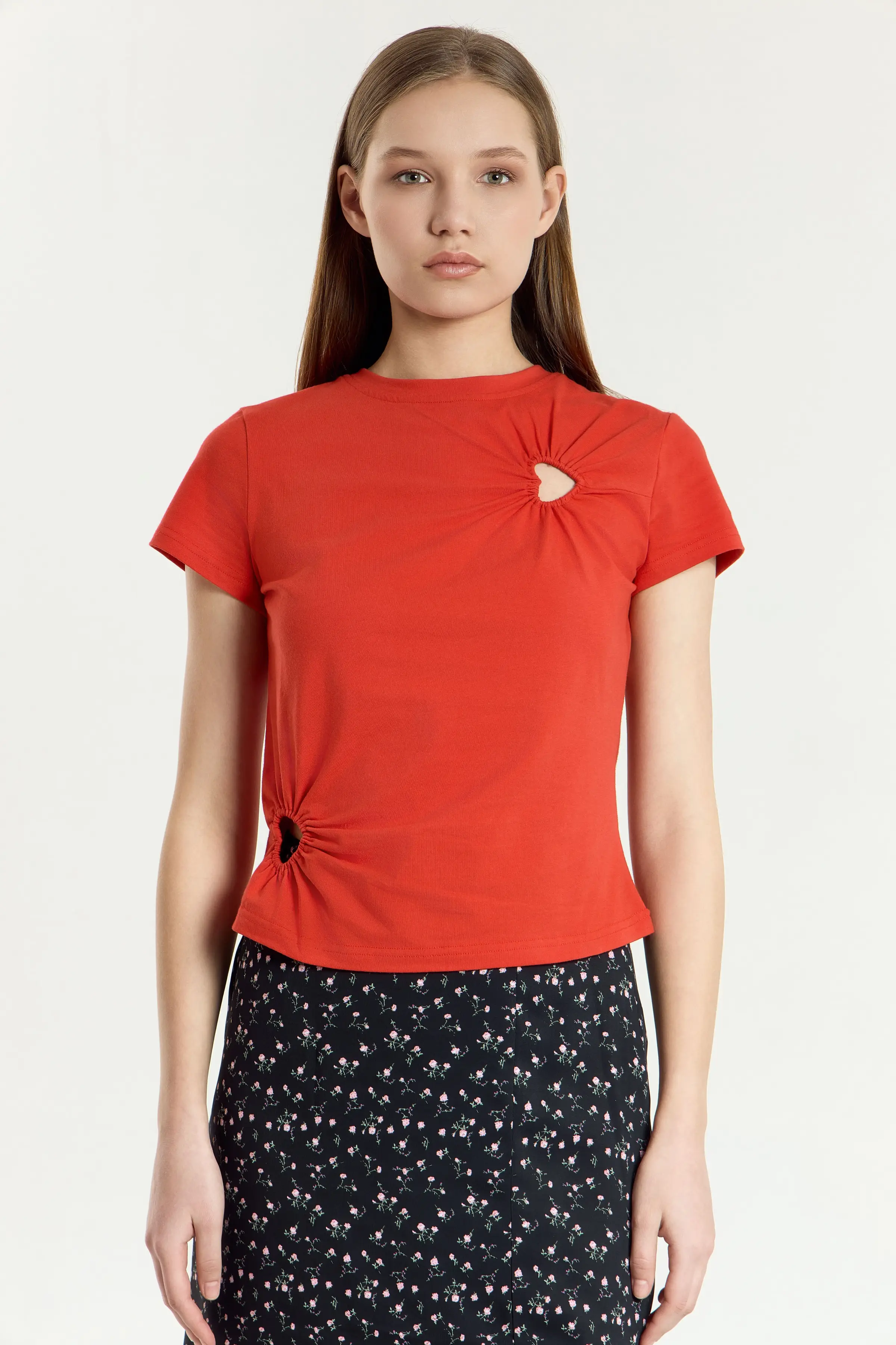 Футболка красный для женщин 45206-7 67