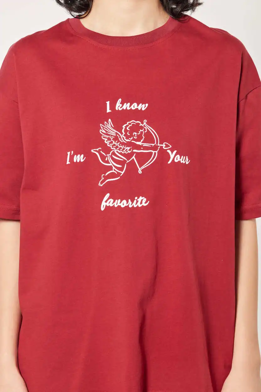 Футболка красный для женщин 44231-7 67