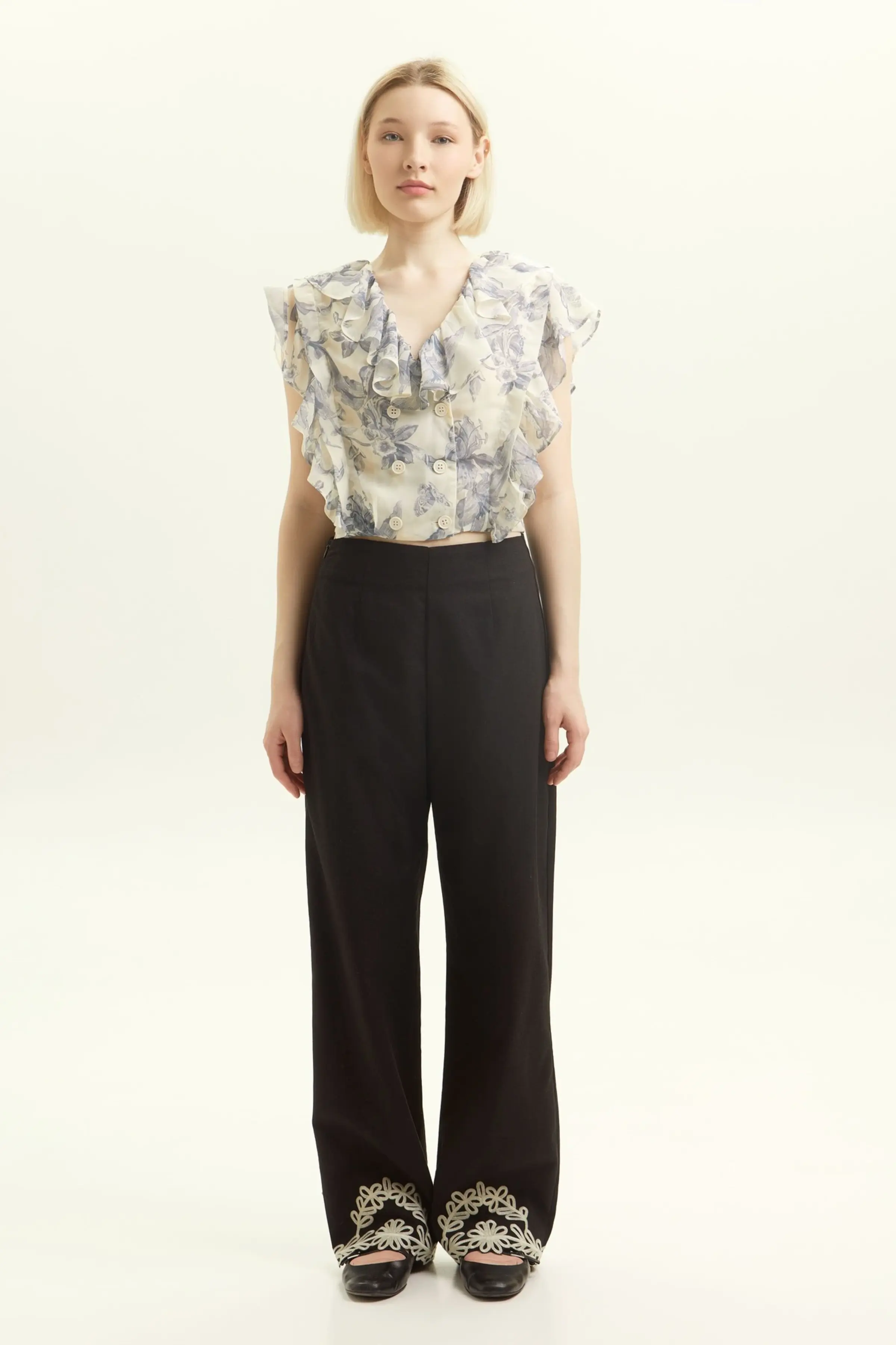 Брюки черный для женщин 45172-1 71