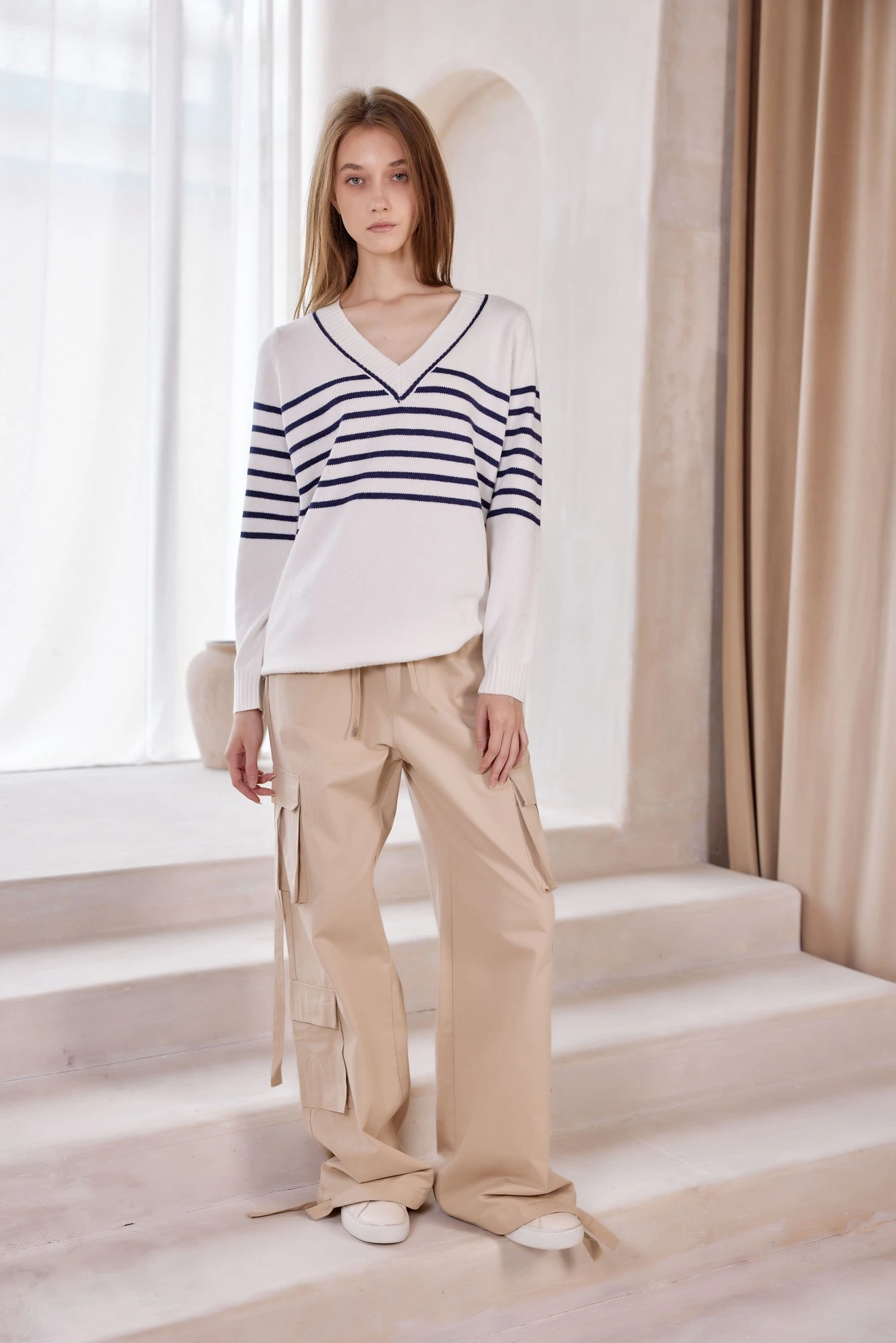 Брюки бежевый для женщин 41164-15 71