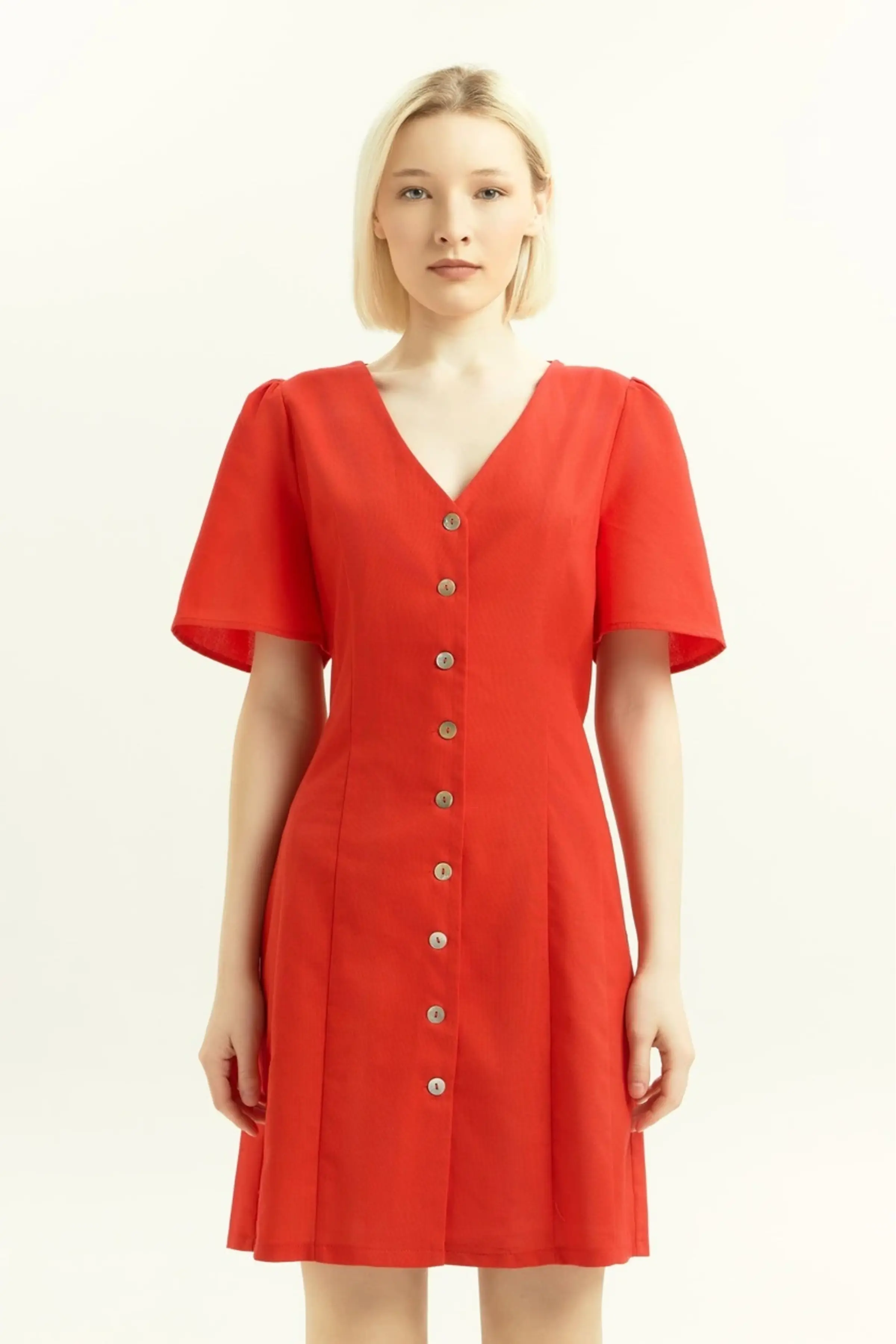 Платье красный для женщин 45192-7 54