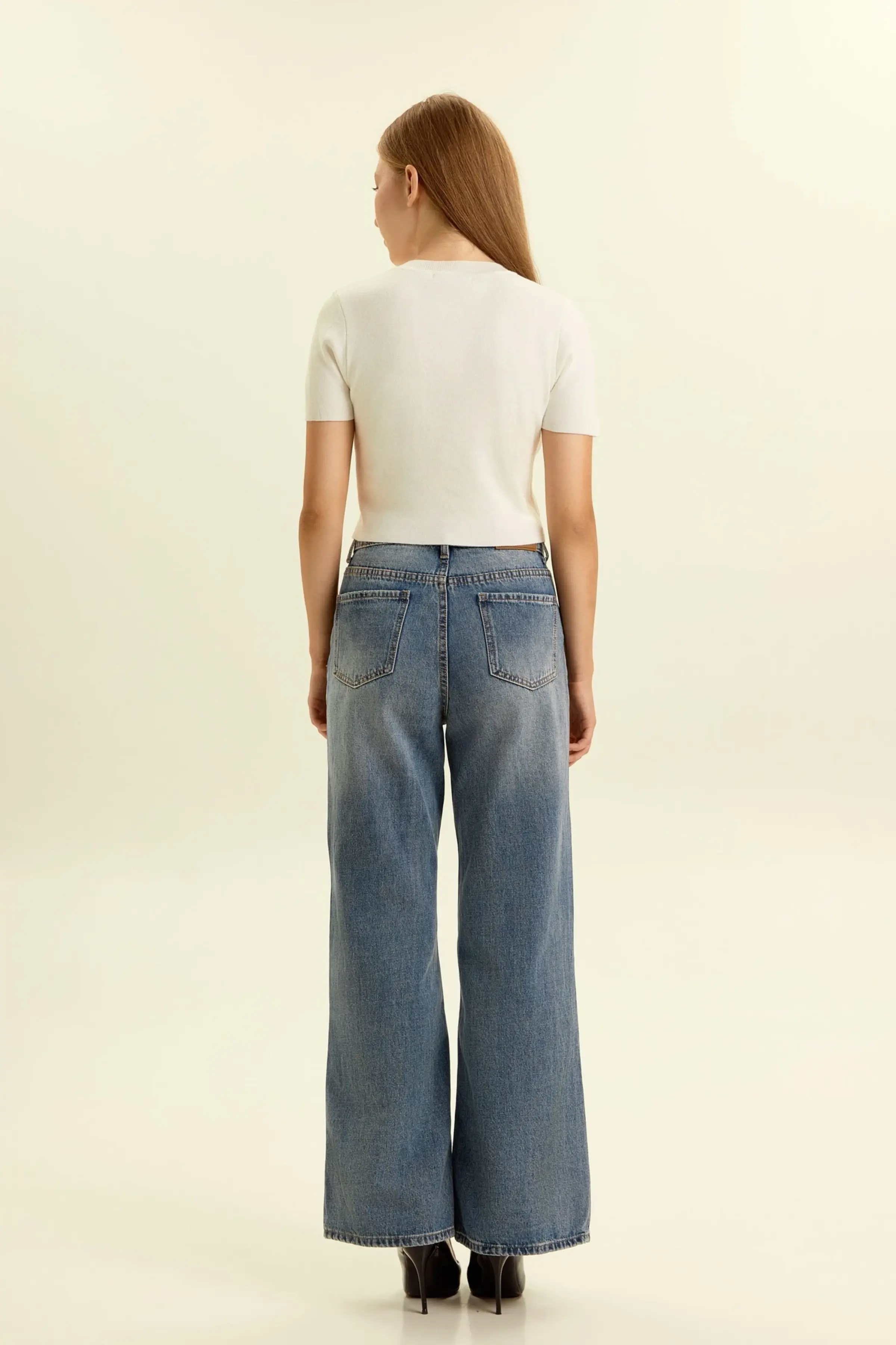 Джинсы голубой для женщин 46855-10 74